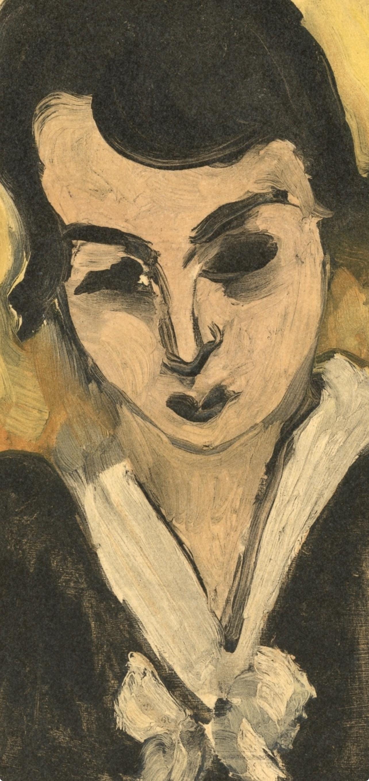 Lithograph - Henri Matisse - Mademoiselle M.A. - Portraits par Henri Matisse - 2