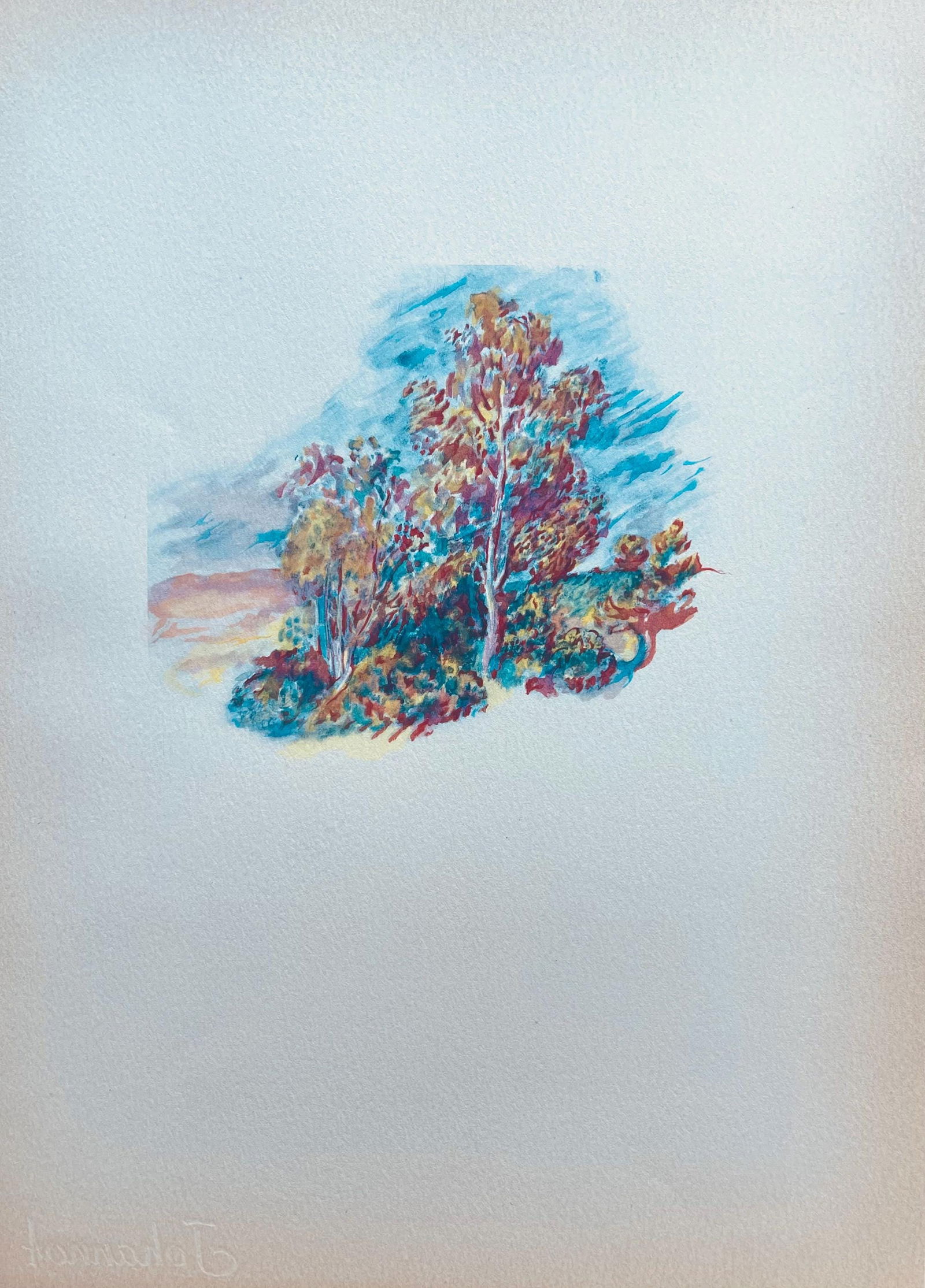 Lithograph - Pierre-Auguste Renoir - Composition - Seize Aquarelles et Sanguines de Renoir - 5