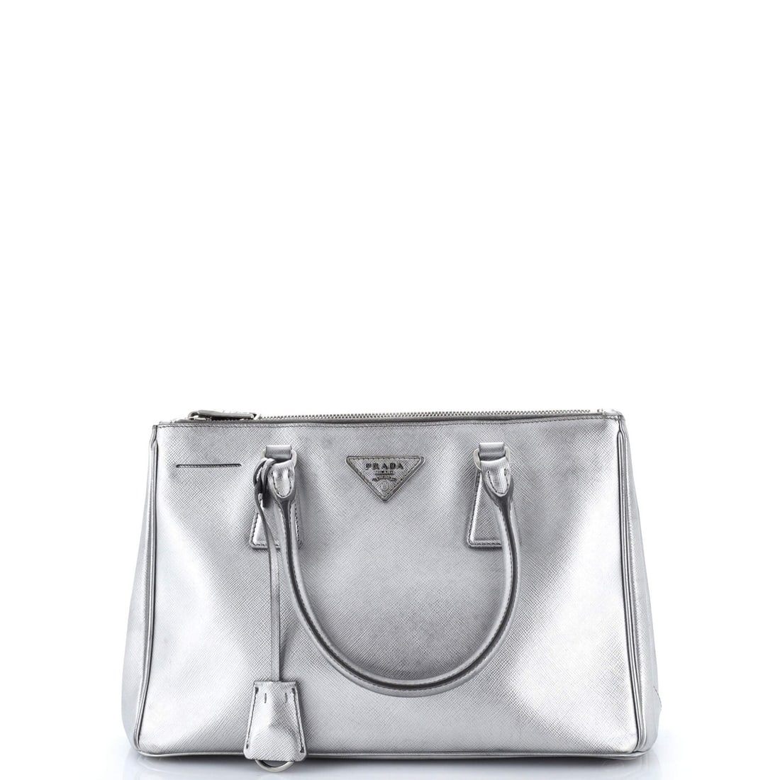 Small Prada Double Zip Lux Tote Saffiano Leather (1 of 7)