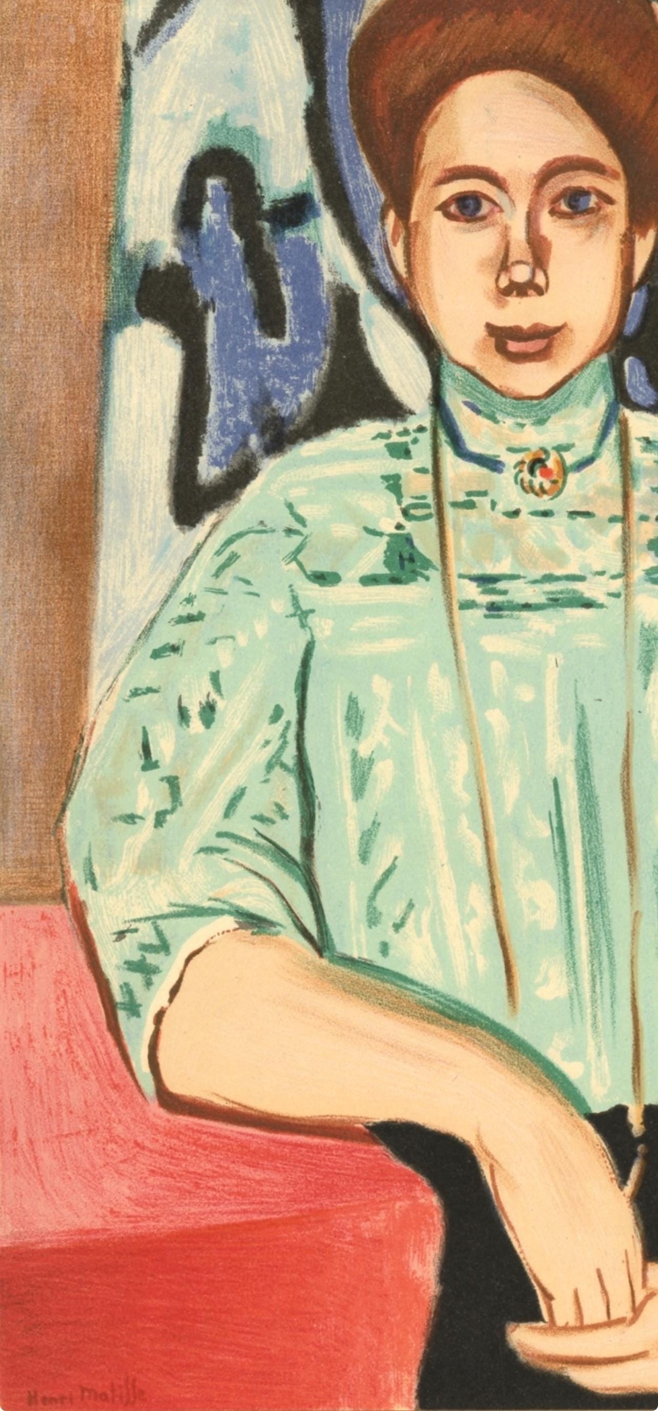 Lithograph - Henri Matisse - Madame Grta Moll - Portraits par Henri Matisse - 3