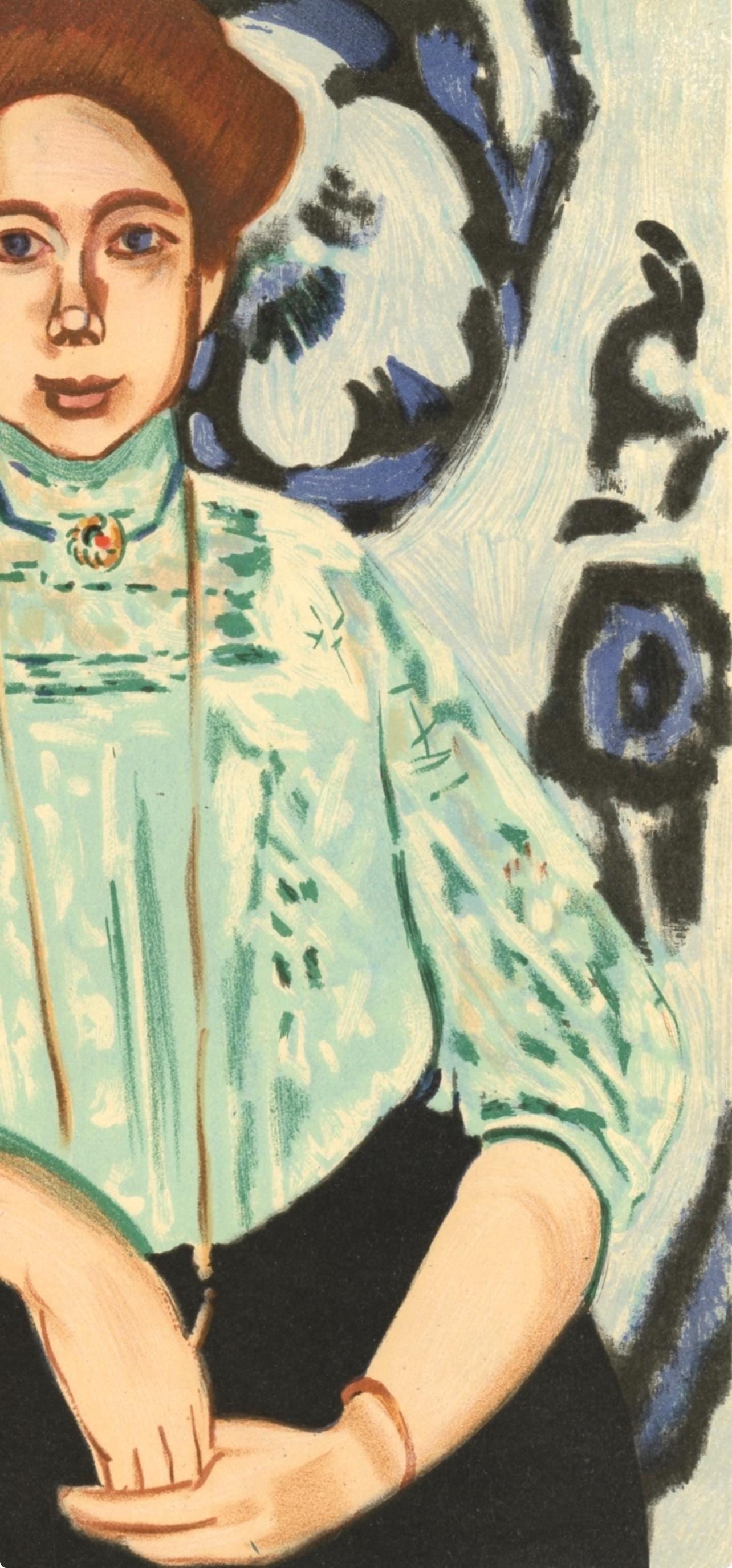 Lithograph - Henri Matisse - Madame Grta Moll - Portraits par Henri Matisse - 4