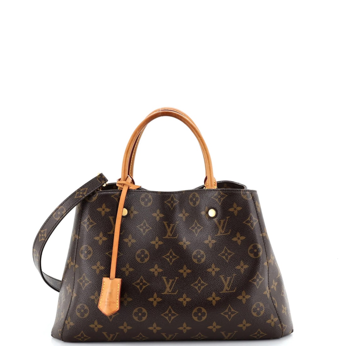 MM Louis Vuitton Montaigne Handbag Monogram Canvas: MM Louis Vuitton Montaigne Handbag Monogram Canvas This listing features MM Louis Vuitton Montaigne Handbag Monogram Canvas. Item specifics are provided below. Item Specifics: Brand: Louis Vuitton