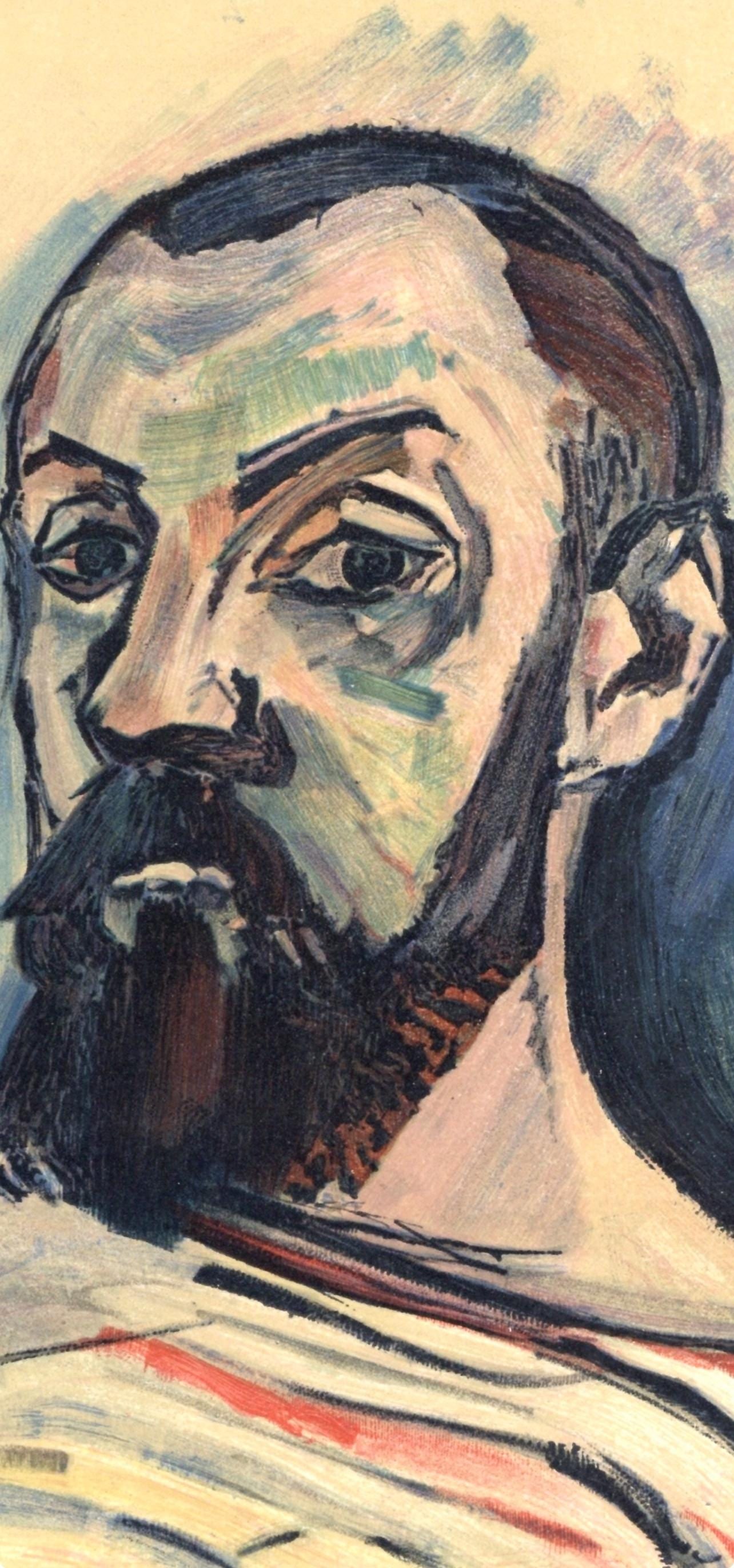 Lithograph - Henri Matisse - Autoportrait au maillot ray - Portraits par Henri Matisse - 2