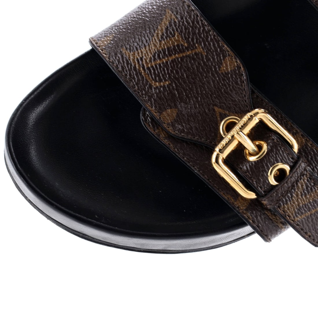 Canvas Louis Vuitton Women's Bom Dia Flat Mules Monogram - 5
