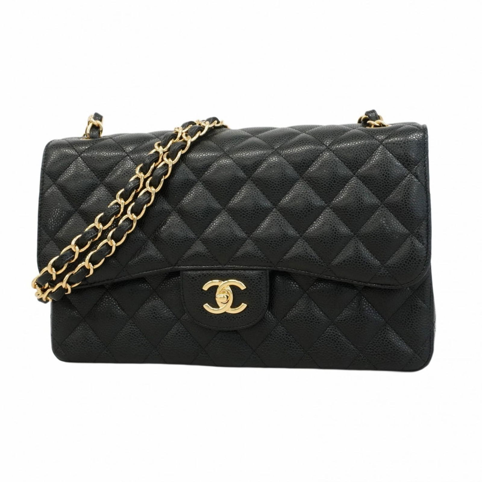 Calfskin Chanel Shoulder Bag Grained: Calfskin Chanel Shoulder Bag Grained This listing features Calfskin Chanel Shoulder Bag Grained. Item specifics are provided below. Item Specifics: Brand: Chanel Type: Shoulder Bag Material: Grained