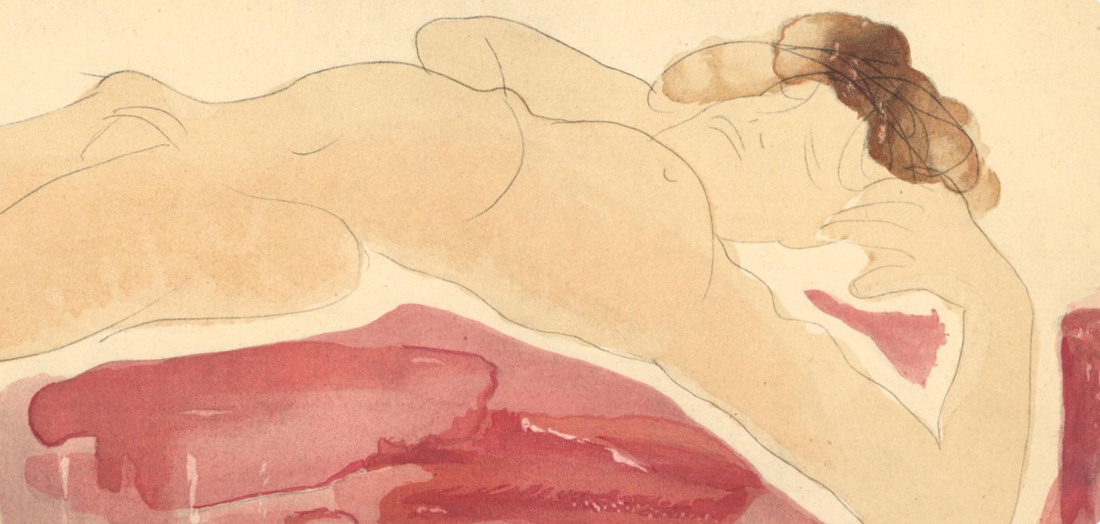 Lithograph - Auguste Rodin - Composition - La Varende - Rodin - 3