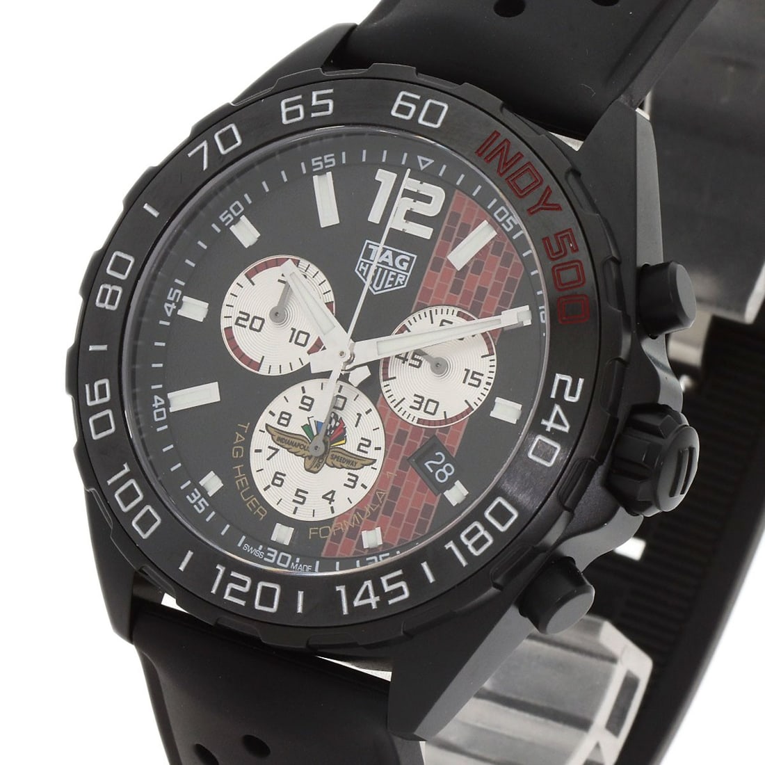 Rubber TAG HEUER FORMULA1 Indy 500 Watches CAZ101AD Stainless Steel/ - 3