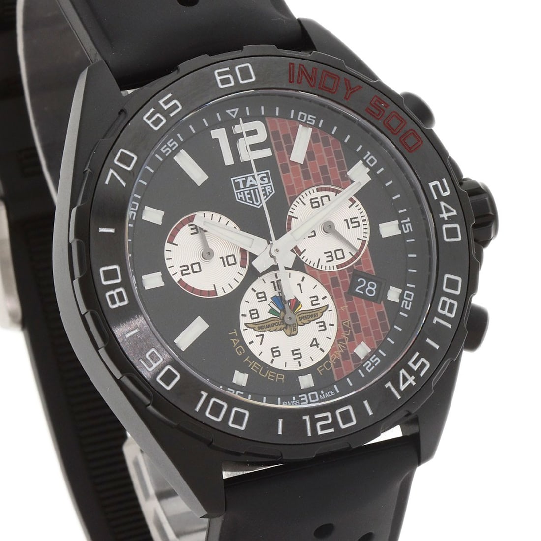Rubber TAG HEUER FORMULA1 Indy 500 Watches CAZ101AD Stainless Steel/ - 4