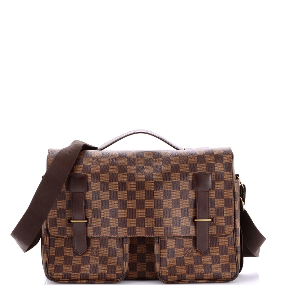 Damier Louis Vuitton Broadway Bag: Damier Louis Vuitton Broadway Bag This listing features Damier Louis Vuitton Broadway Bag. Item specifics are provided below. Item Specifics: Brand: Louis Vuitton Exterior Material: Canvas Coated