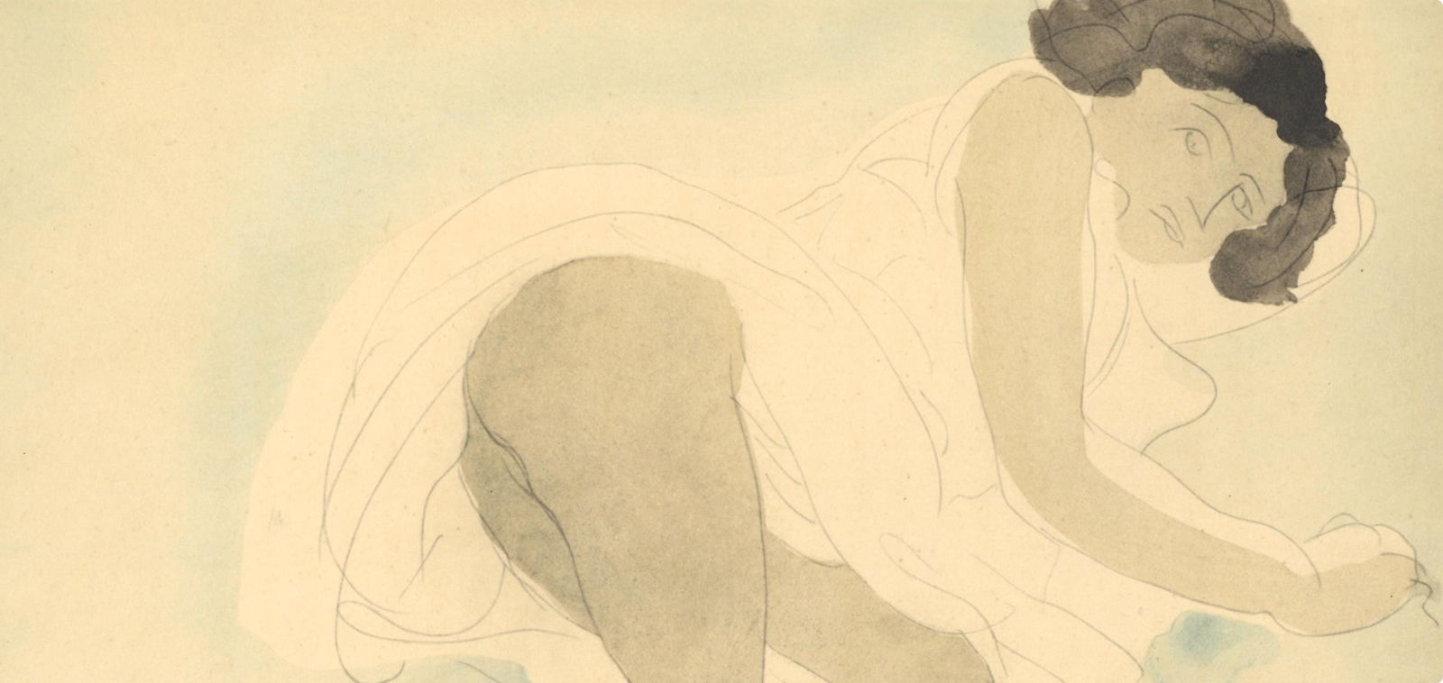 Lithograph - Auguste Rodin - Composition - La Varende - Rodin - 2