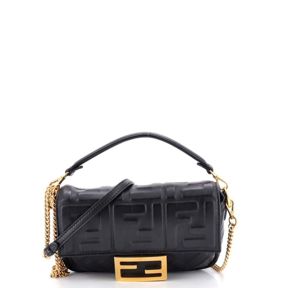 Mini Fendi Baguette NM Bag Zucca Embossed Leather: Mini Fendi Baguette NM Bag Zucca Embossed Leather This listing features Mini Fendi Baguette NM Bag Zucca Embossed Leather. Item specifics are provided below. Item Specifics: Brand: Fendi Exterior