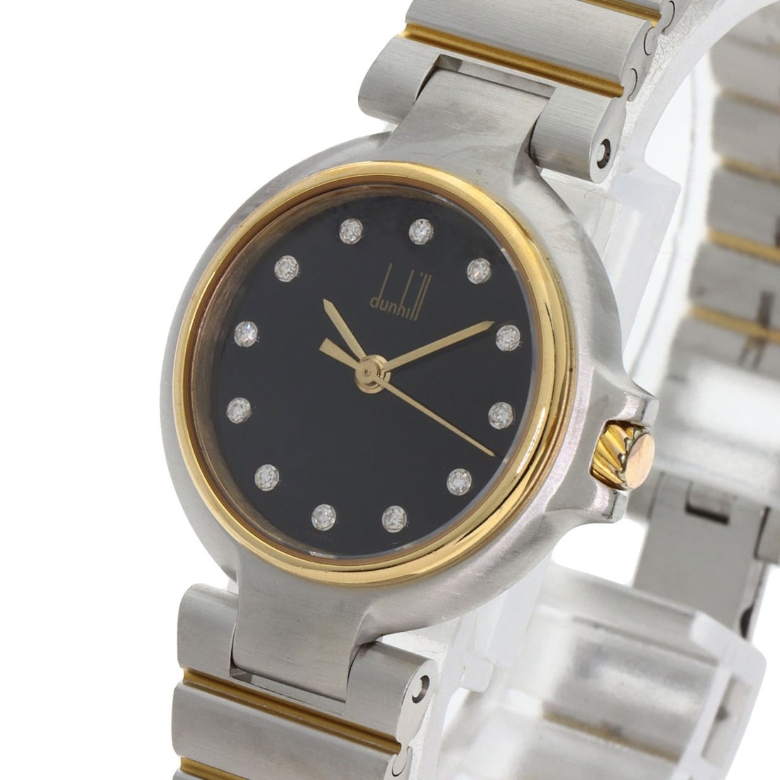 Boys Dunhill Millennium 12P Diamond Watches Stainless Steel/ SSxGP - 3