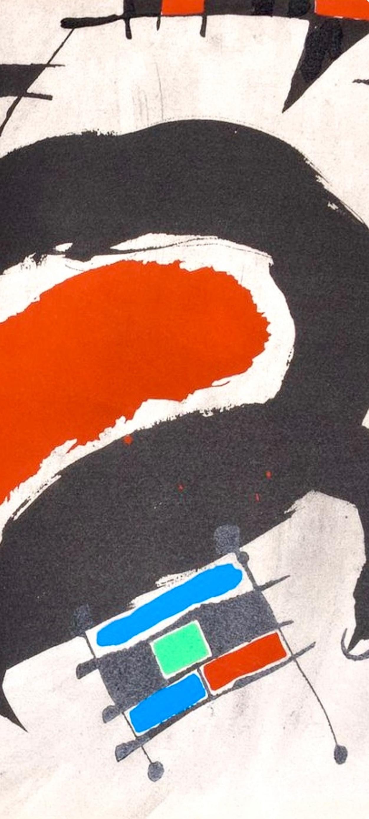 Lithograph - Joan Mir - L'Oiseau solaire - L'Oiseau lunaire - tincelles (Cramer 117; Dupin 447-48) - 2