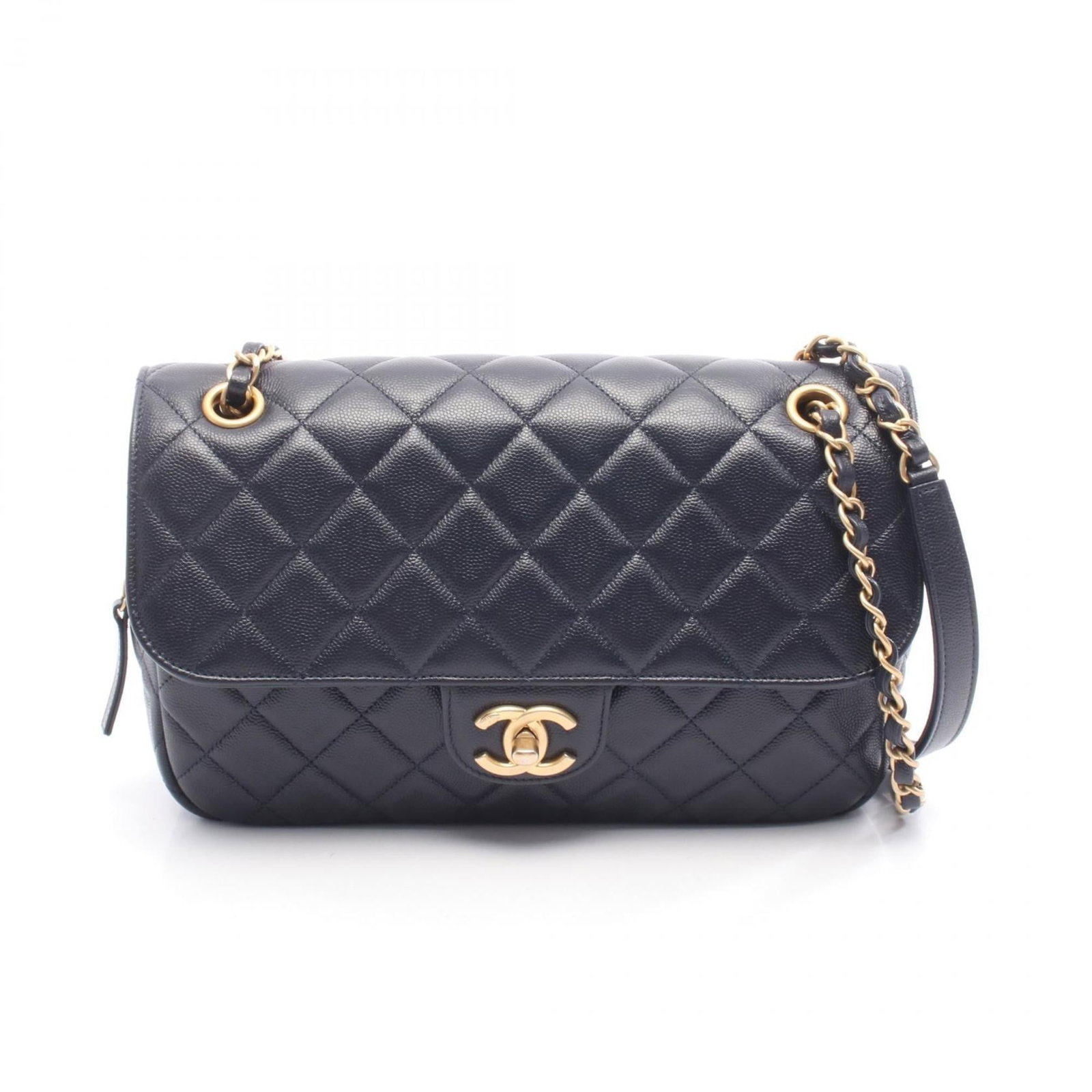 Leather Chanel Shoulder Bag: Leather Chanel Shoulder Bag This listing features Leather Chanel Shoulder Bag. Item specifics are provided below. Item Specifics: Brand: Chanel Type: Shoulder Bag Material: Leather Color: Navy