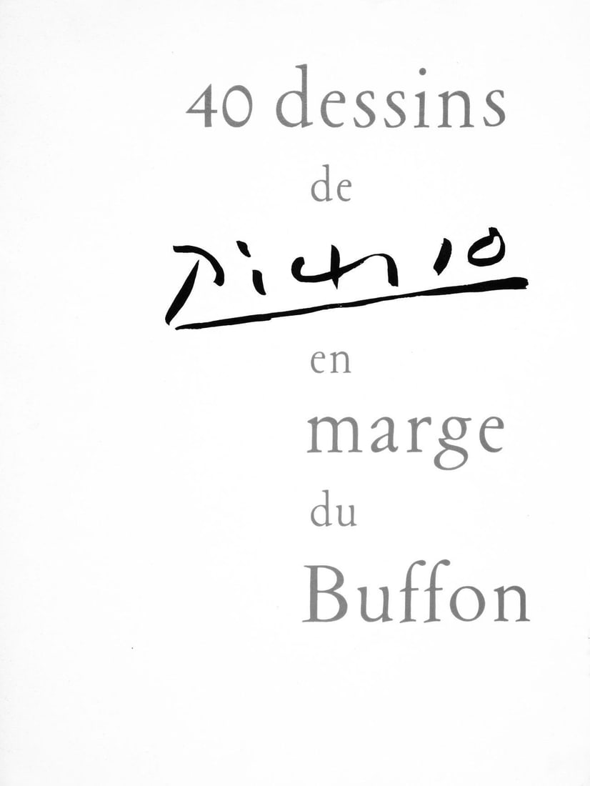 Collotype - Pablo Picasso - Pigeon (Cramer 84; Johnson/ Stein 77) - 40 dessins de Picasso en marge - 5