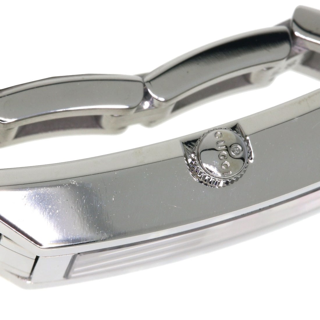 Steel GUCCI Square face Watches YA110 Stainless Steel/ Stainless - 11