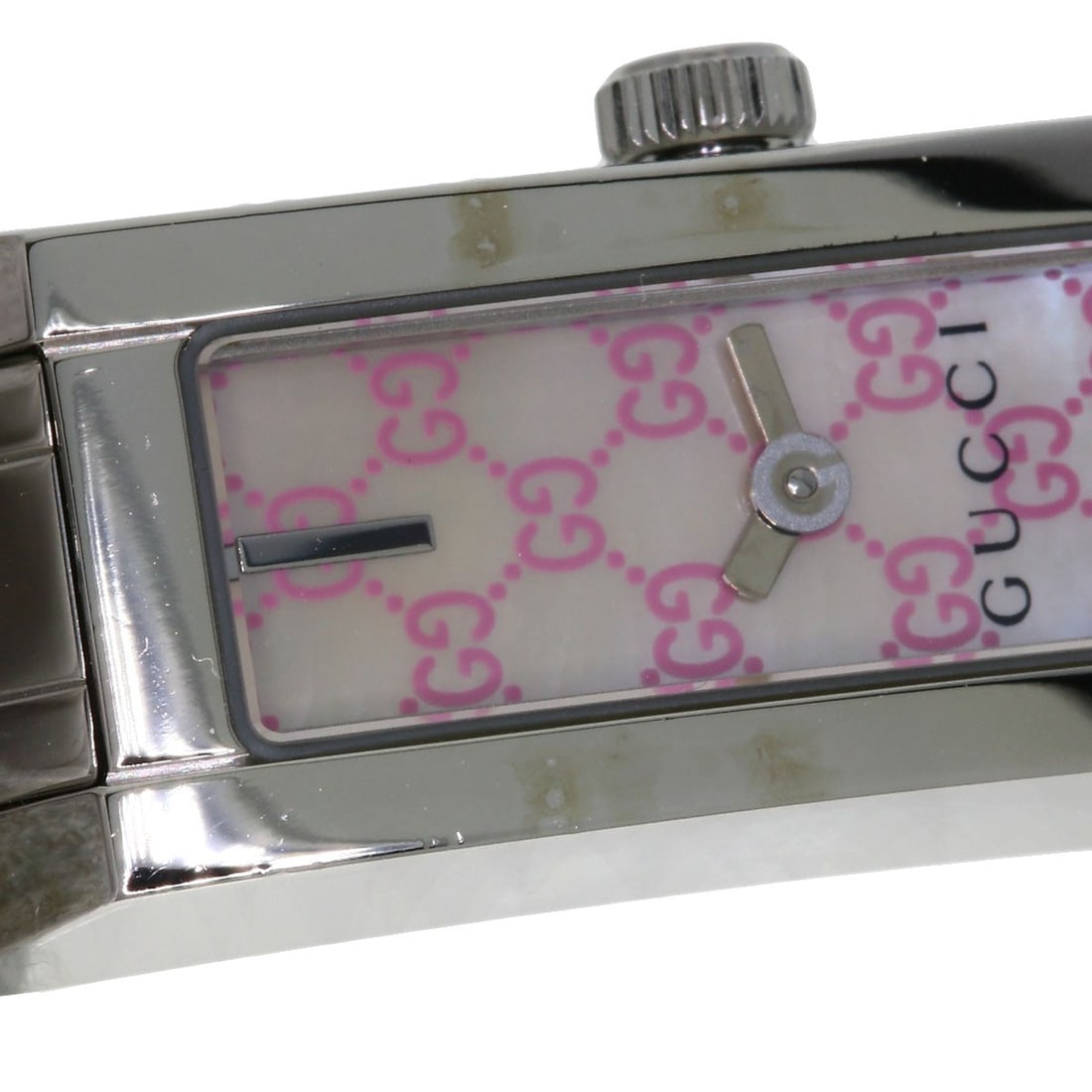 Steel GUCCI Square face Watches YA110 Stainless Steel/ Stainless - 15