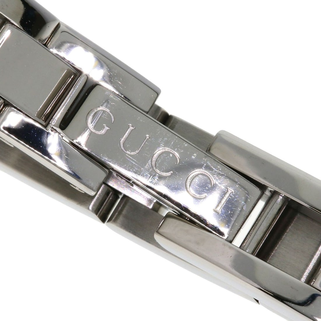 Steel GUCCI Square face Watches YA110 Stainless Steel/ Stainless - 19