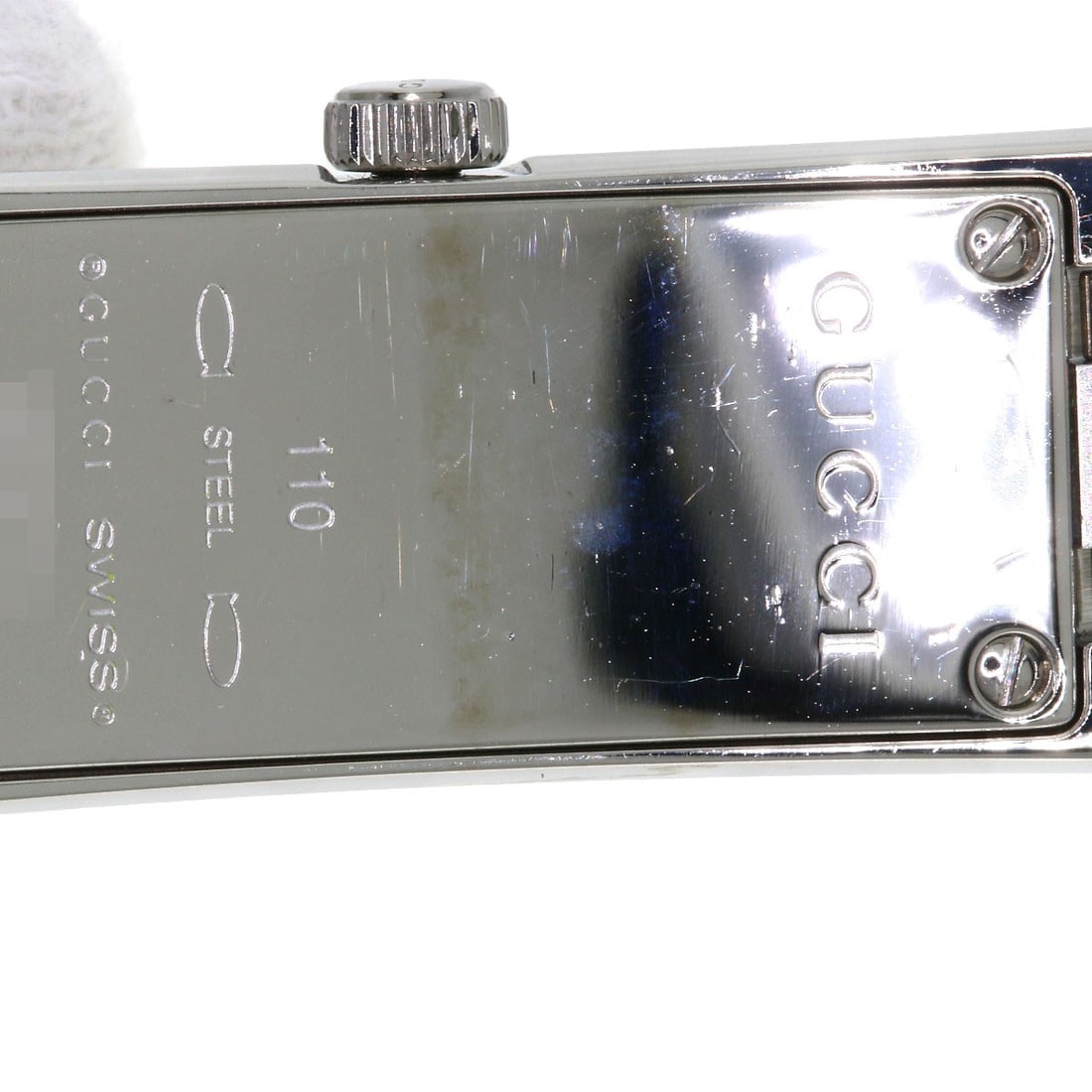 Steel GUCCI Square face Watches YA110 Stainless Steel/ Stainless - 20