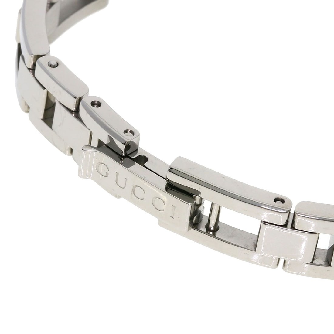 Steel GUCCI Square face Watches YA110 Stainless Steel/ Stainless - 8