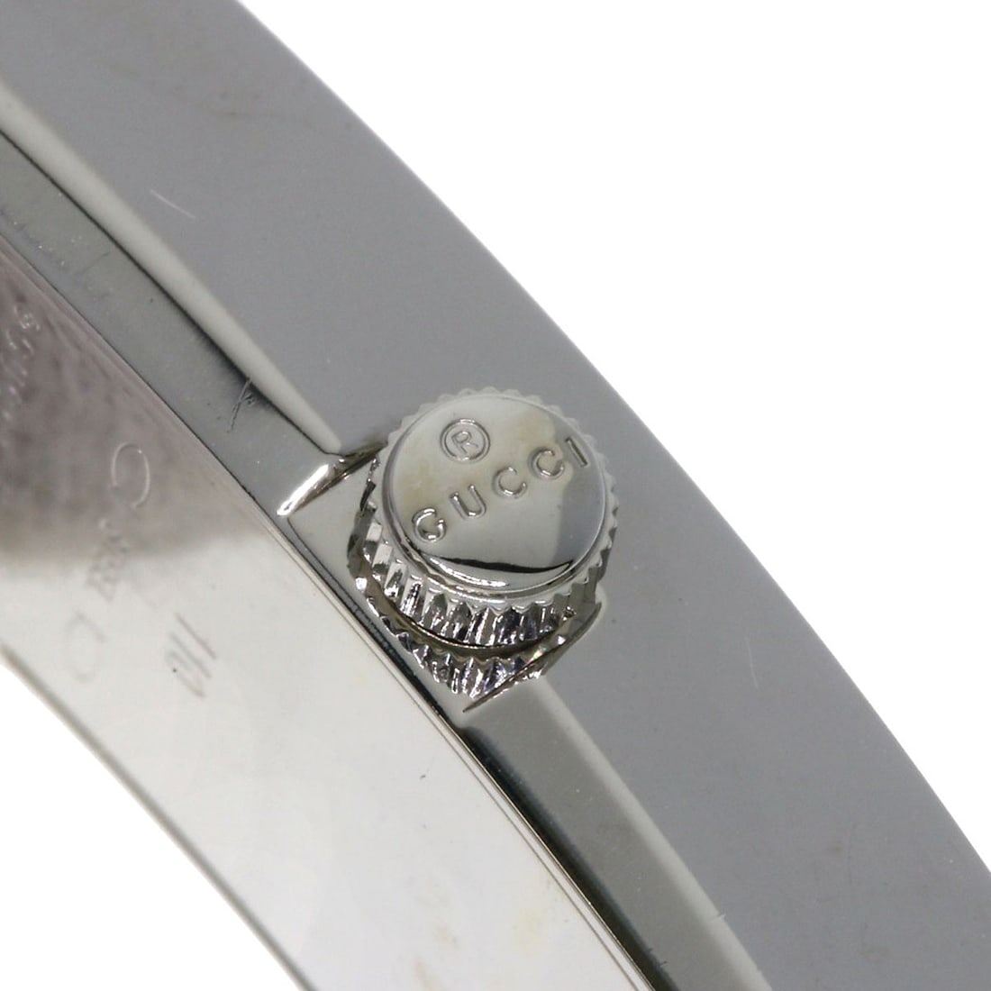 Steel GUCCI Square face Watches YA110 Stainless Steel/ Stainless - 9