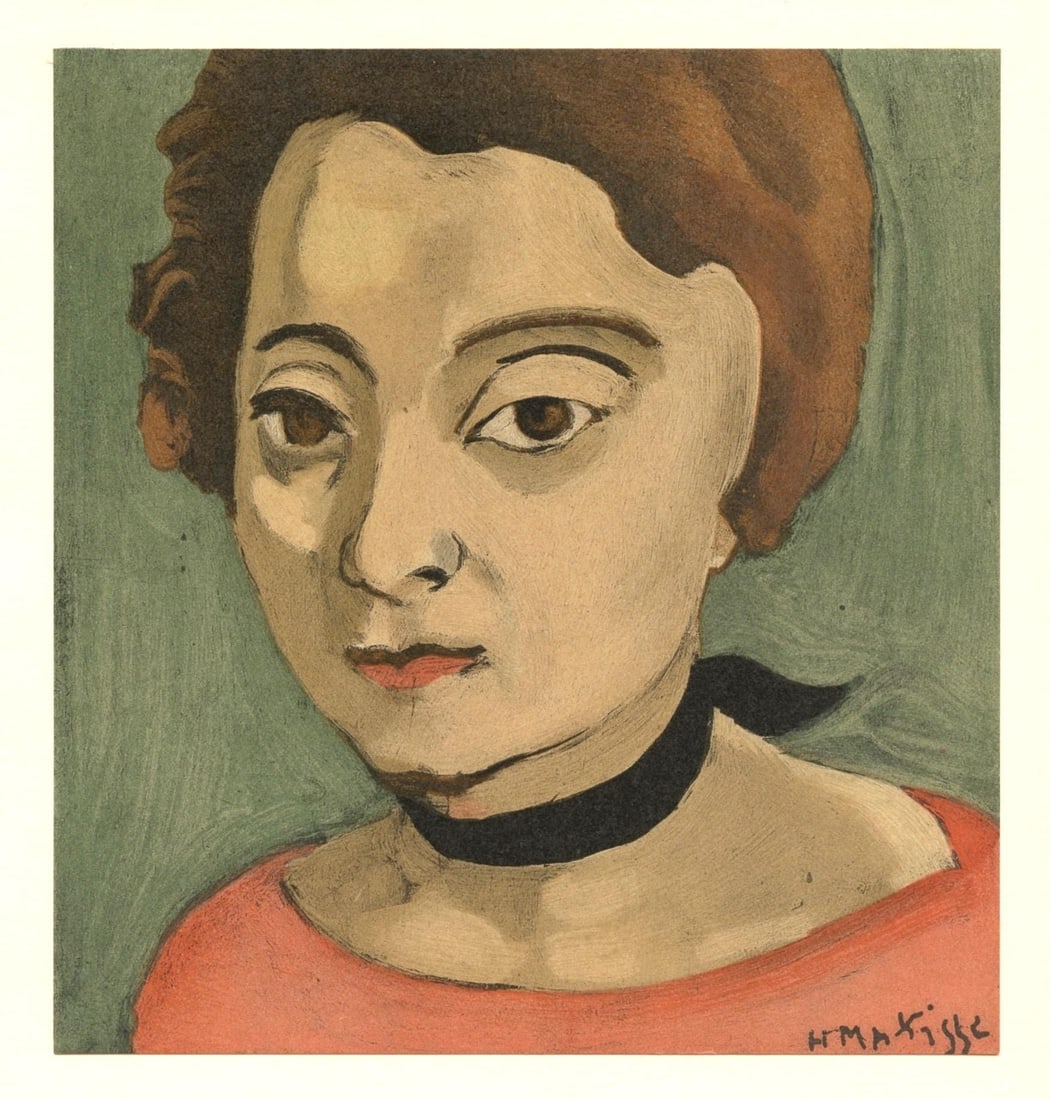 Lithograph - Henri Matisse - Margueritte Matisse - Portraits par Henri Matisse - 5