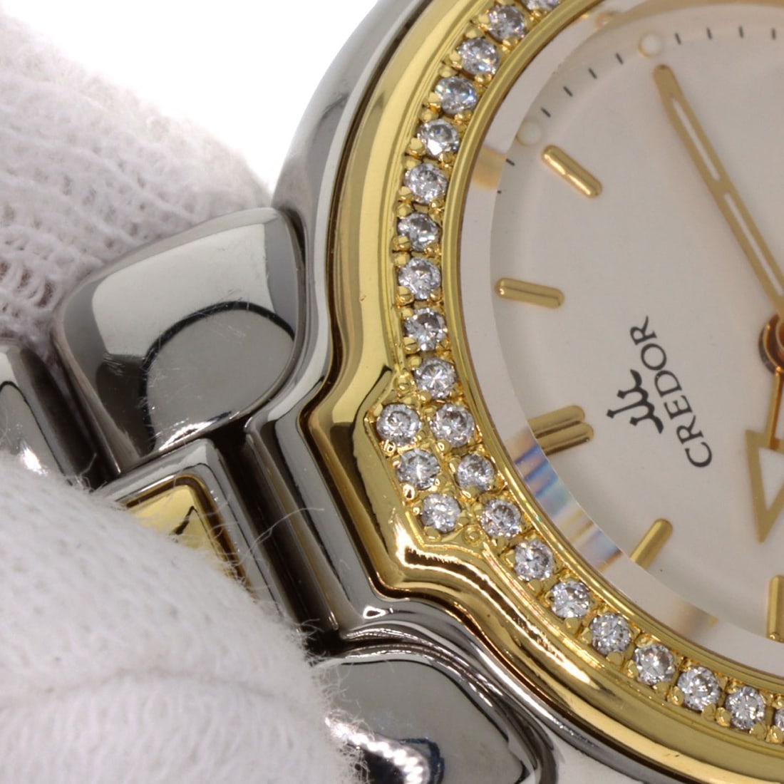 SSxK18YG SEIKO CREDOR DiamondBezel Watches GSAB004 Stainless Steel/ - 15