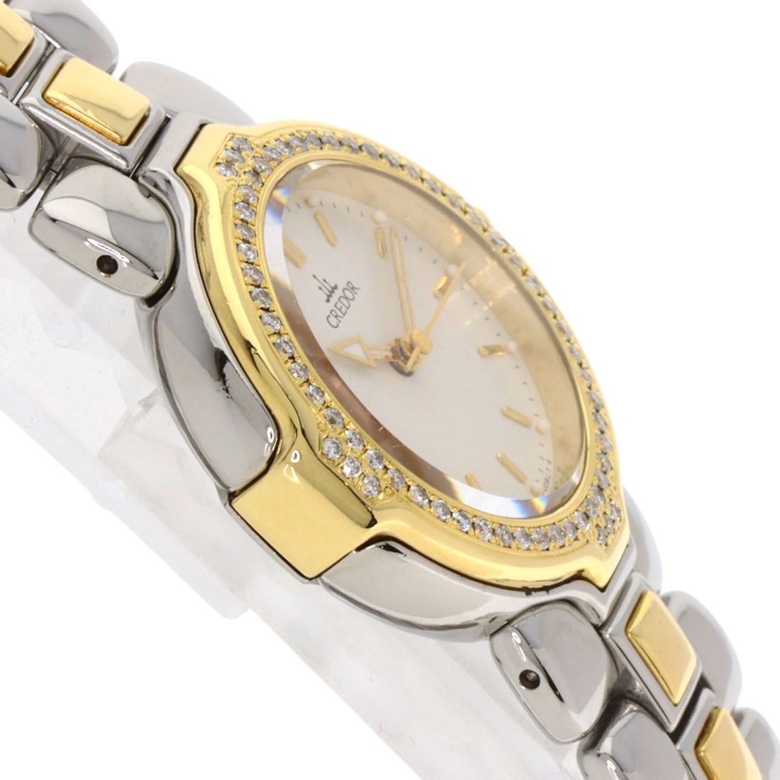 SSxK18YG SEIKO CREDOR DiamondBezel Watches GSAB004 Stainless Steel/ - 6