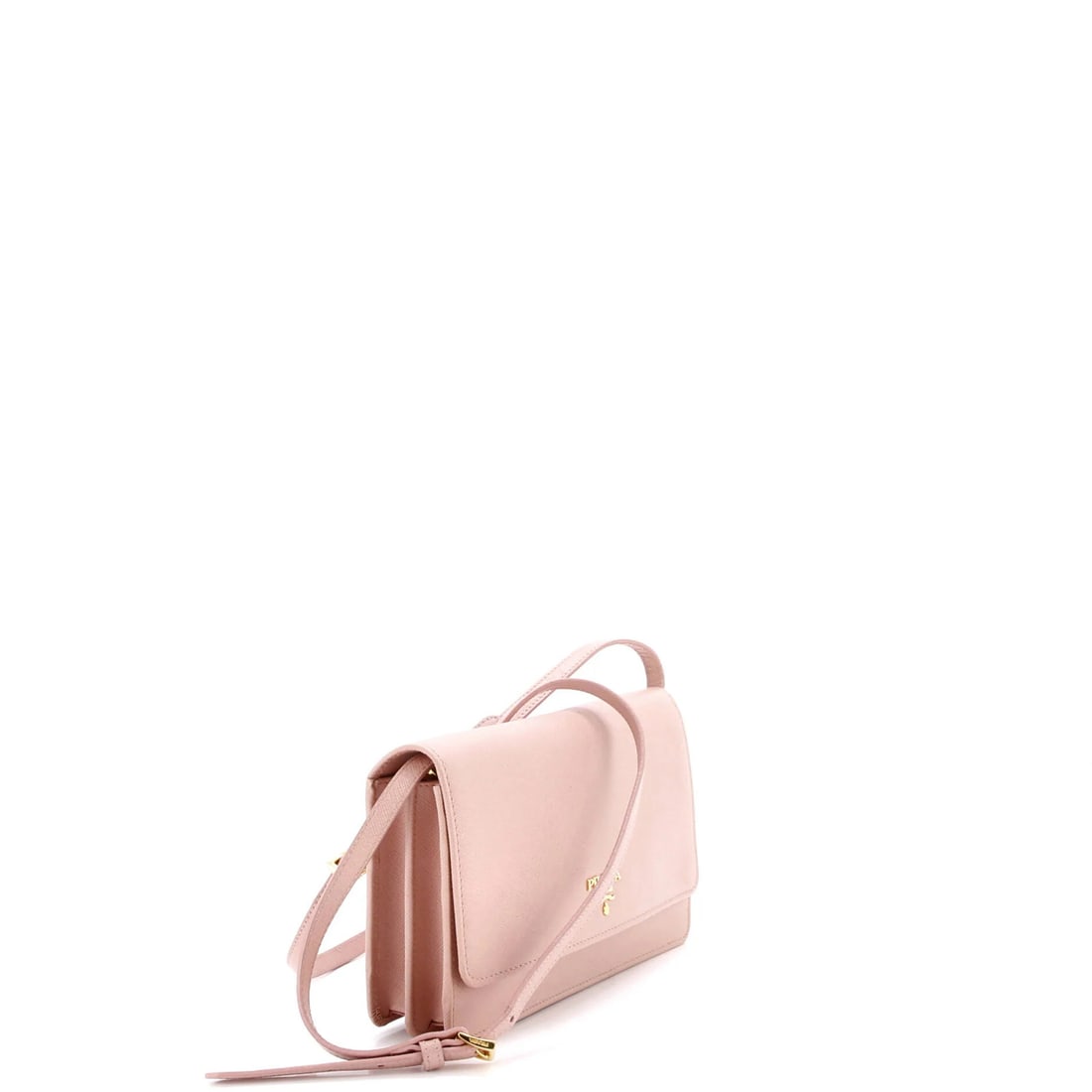 Small Prada Wallet on Strap Saffiano Leather - 2