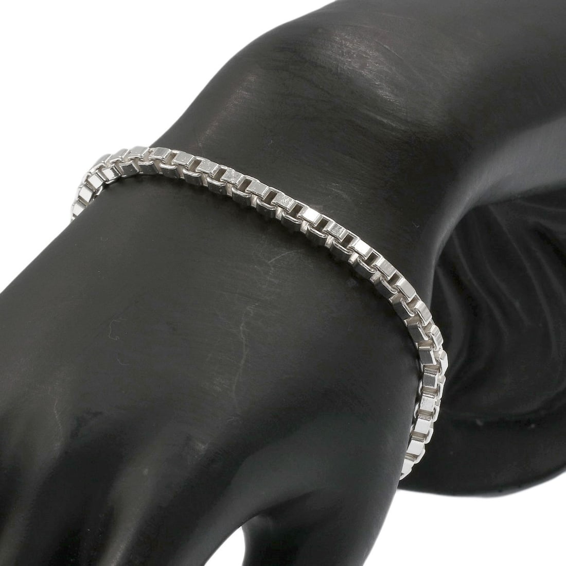 Silver TIFFANY&Co. Venetian Bracelet - 4