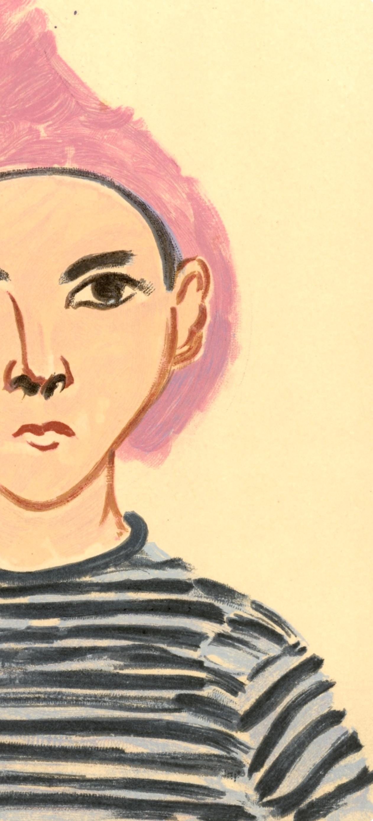 Lithograph - Henri Matisse - Pierre Matisse - Portraits par Henri Matisse - 4