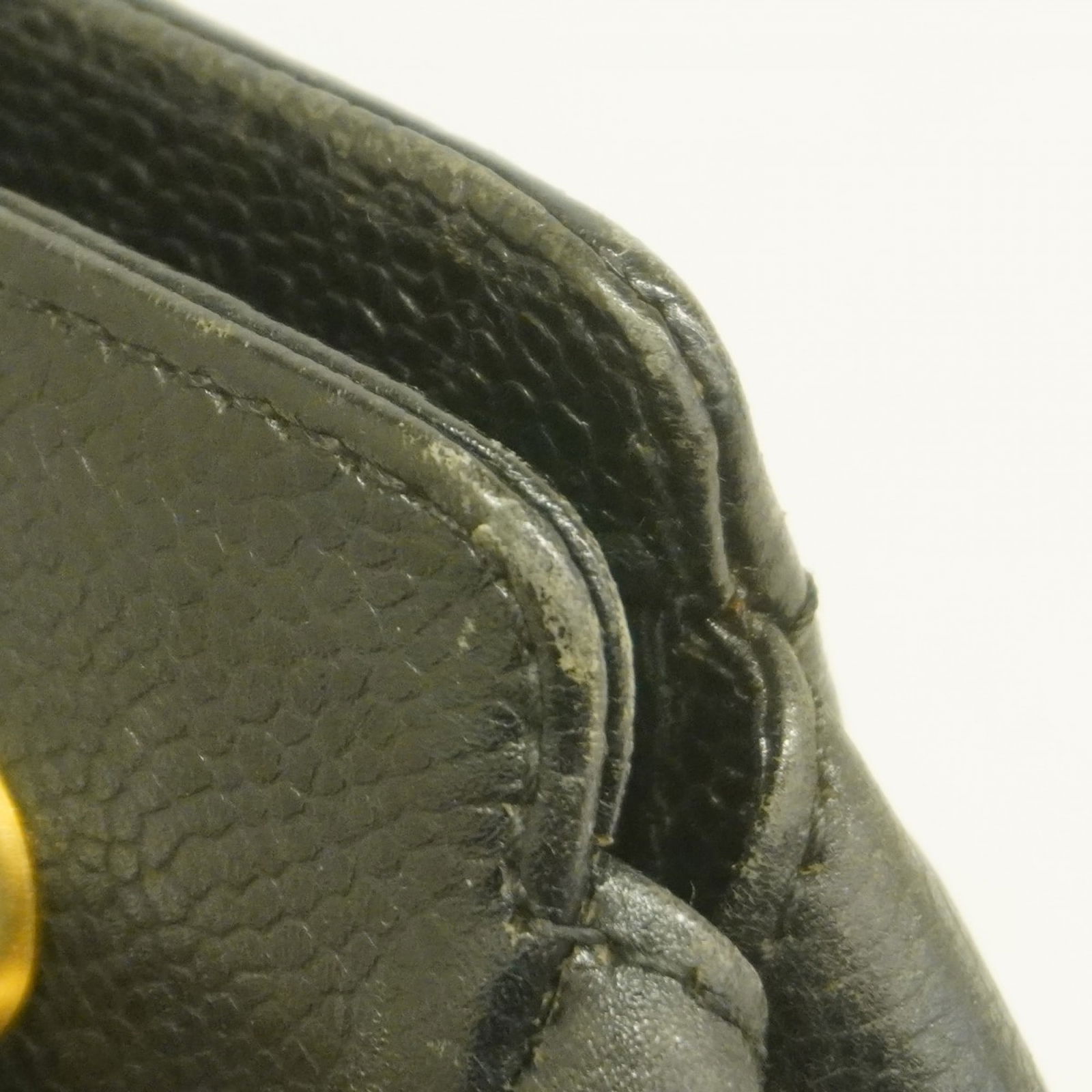 Calfskin Chanel Shoulder Bag Grained - 7