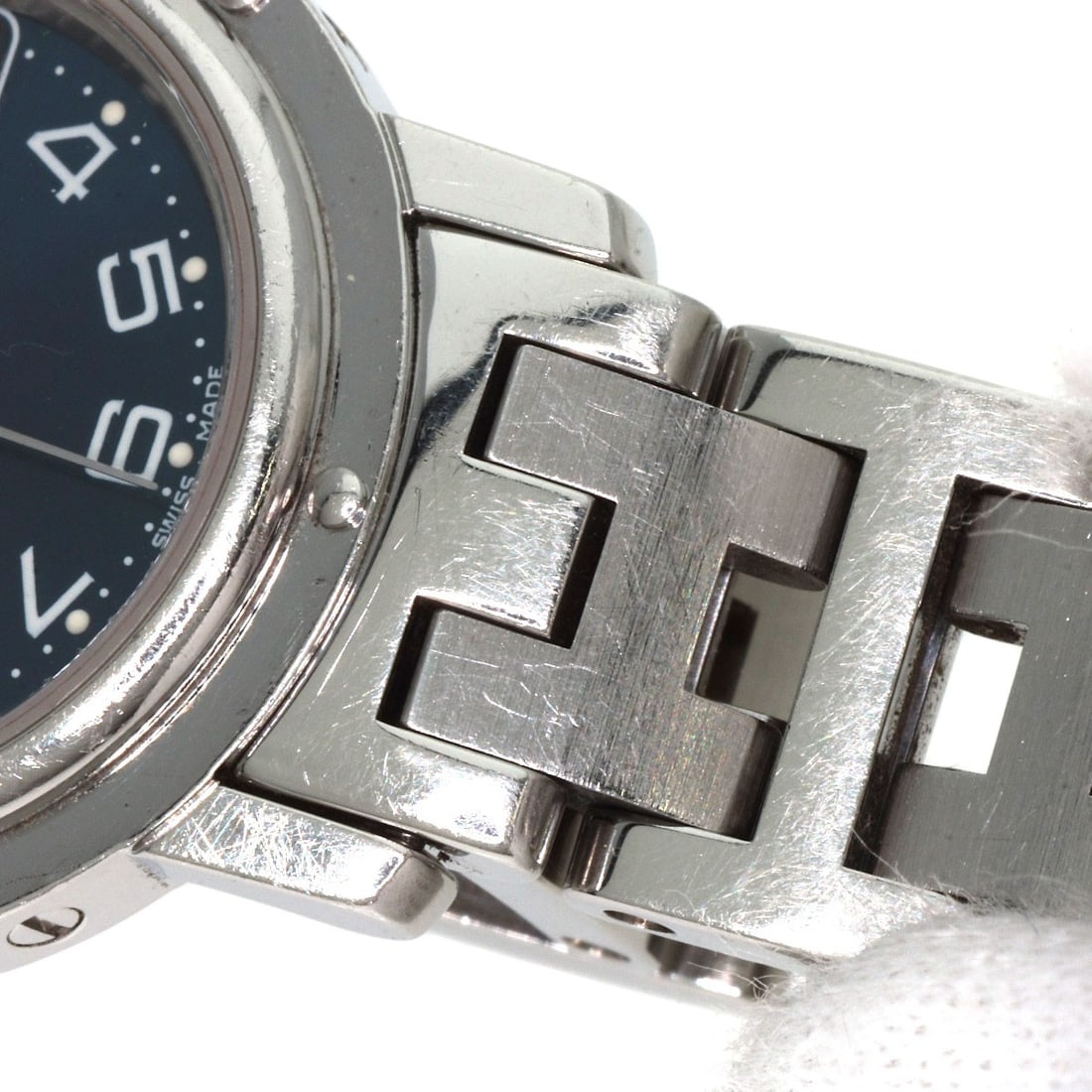 Steel HERMES Clipper Watches CL4.210 Stainless Steel/ Stainless - 16