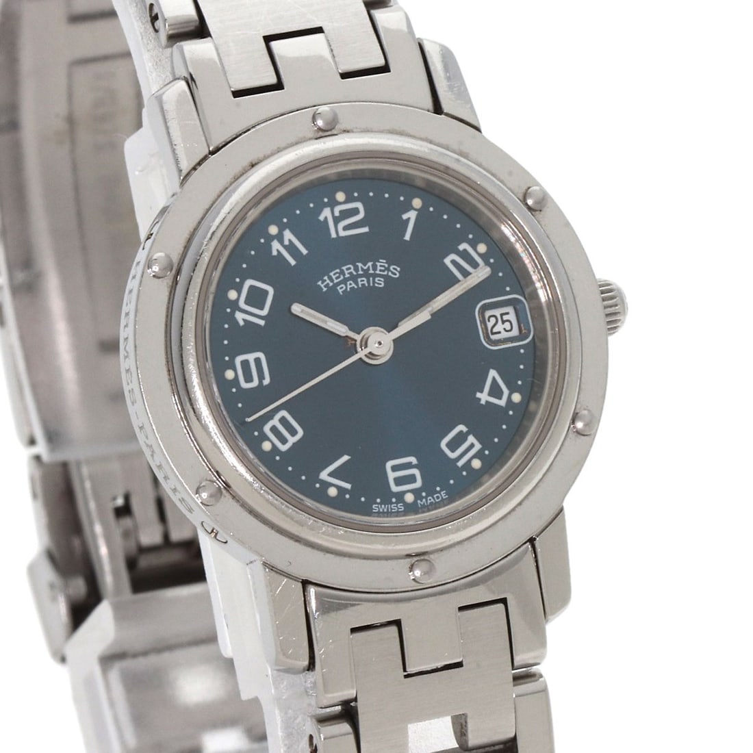 Steel HERMES Clipper Watches CL4.210 Stainless Steel/ Stainless - 4