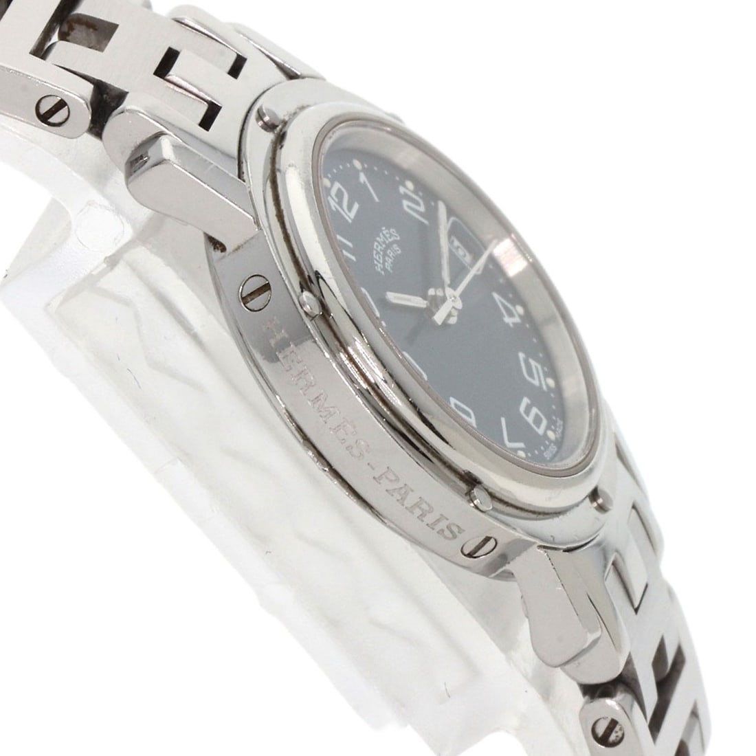 Steel HERMES Clipper Watches CL4.210 Stainless Steel/ Stainless - 6