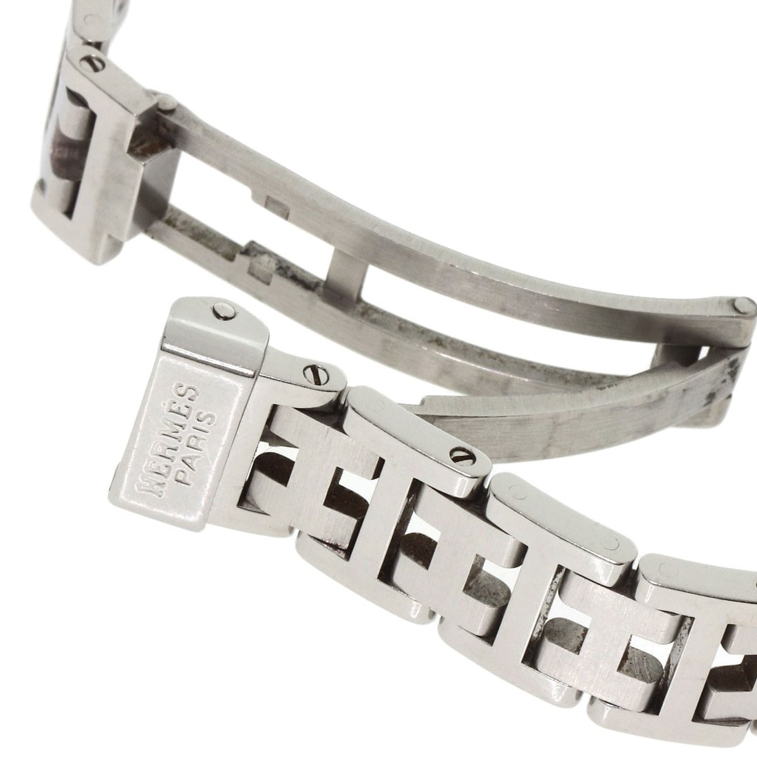 Steel HERMES Clipper Watches CL4.210 Stainless Steel/ Stainless - 8