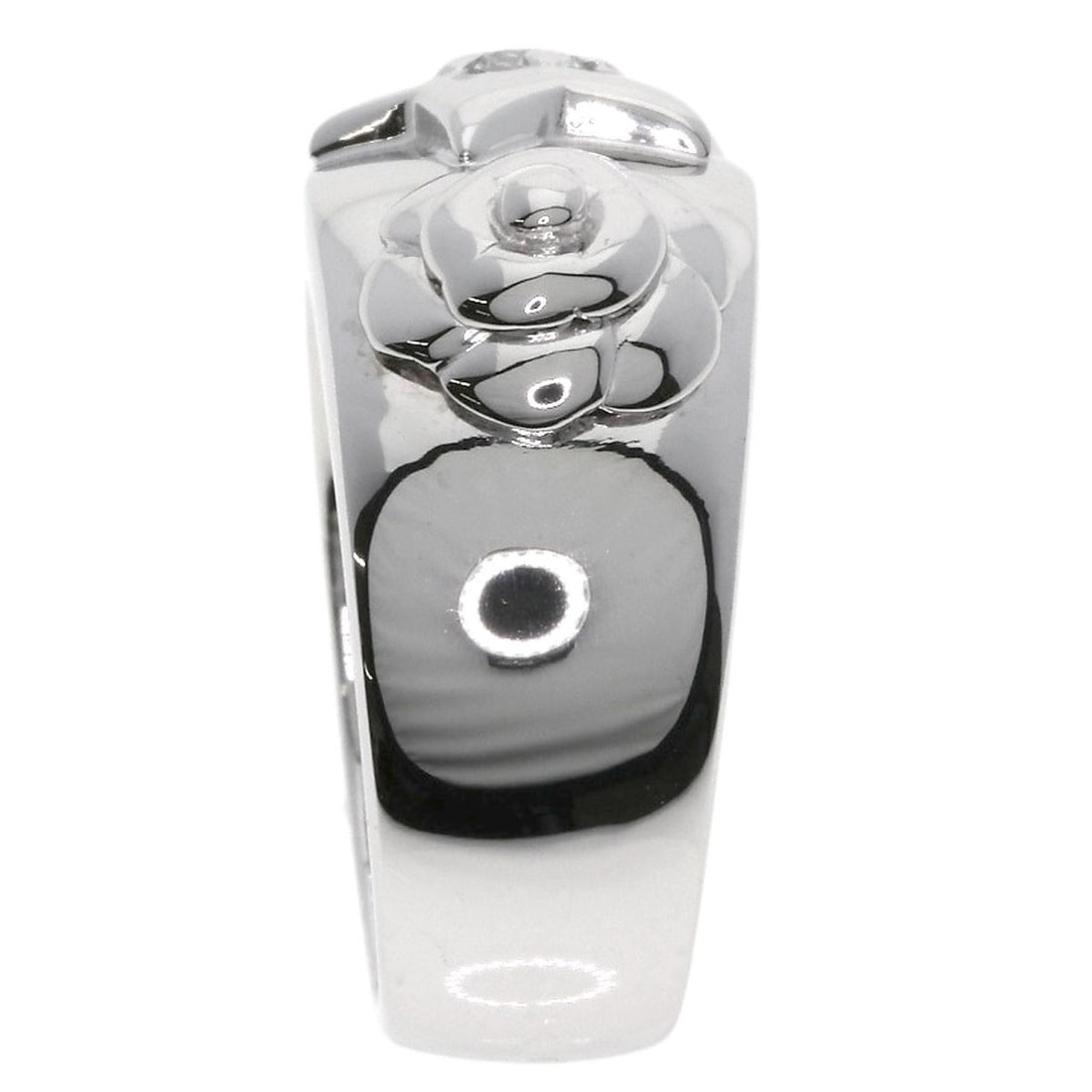 Gold CHANEL Three Symbols Diamond Ring K18 White - 3