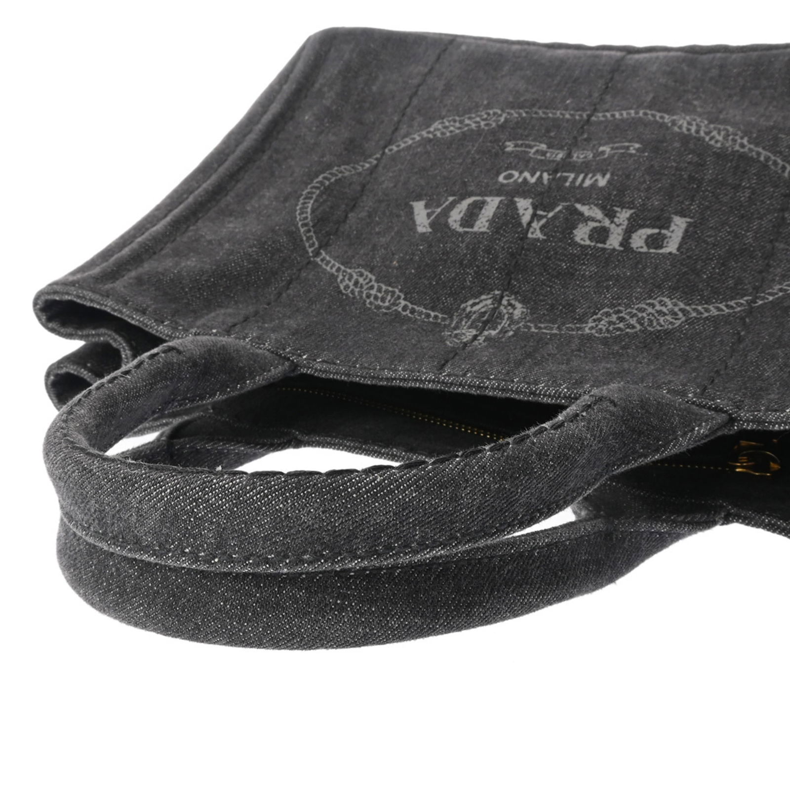 Denim Prada Handbag - 4