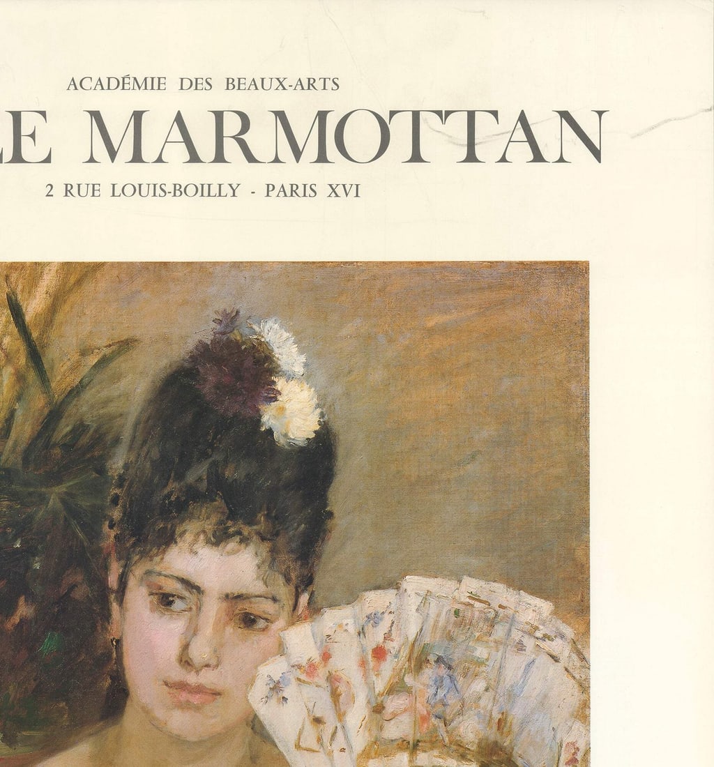 Im BERTHE MORISOT Portrait of Madame Hubbard 28" x 19.25" Offset Lithograph 1990 - 4