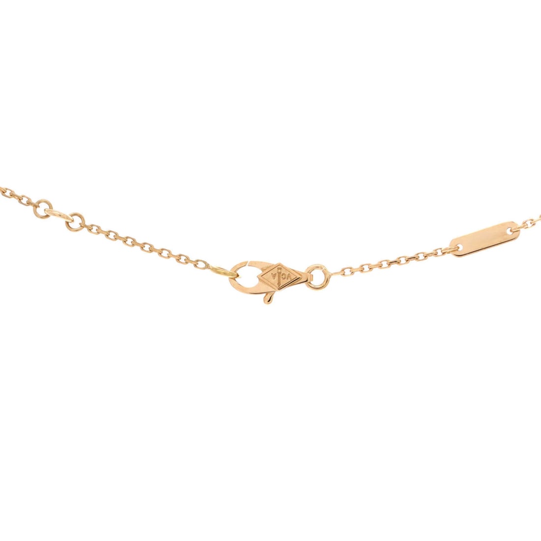 Gold Van Cleef & Arpels Sweet Alhambra Butterfly Pendant Necklace 18K Yellow - 4