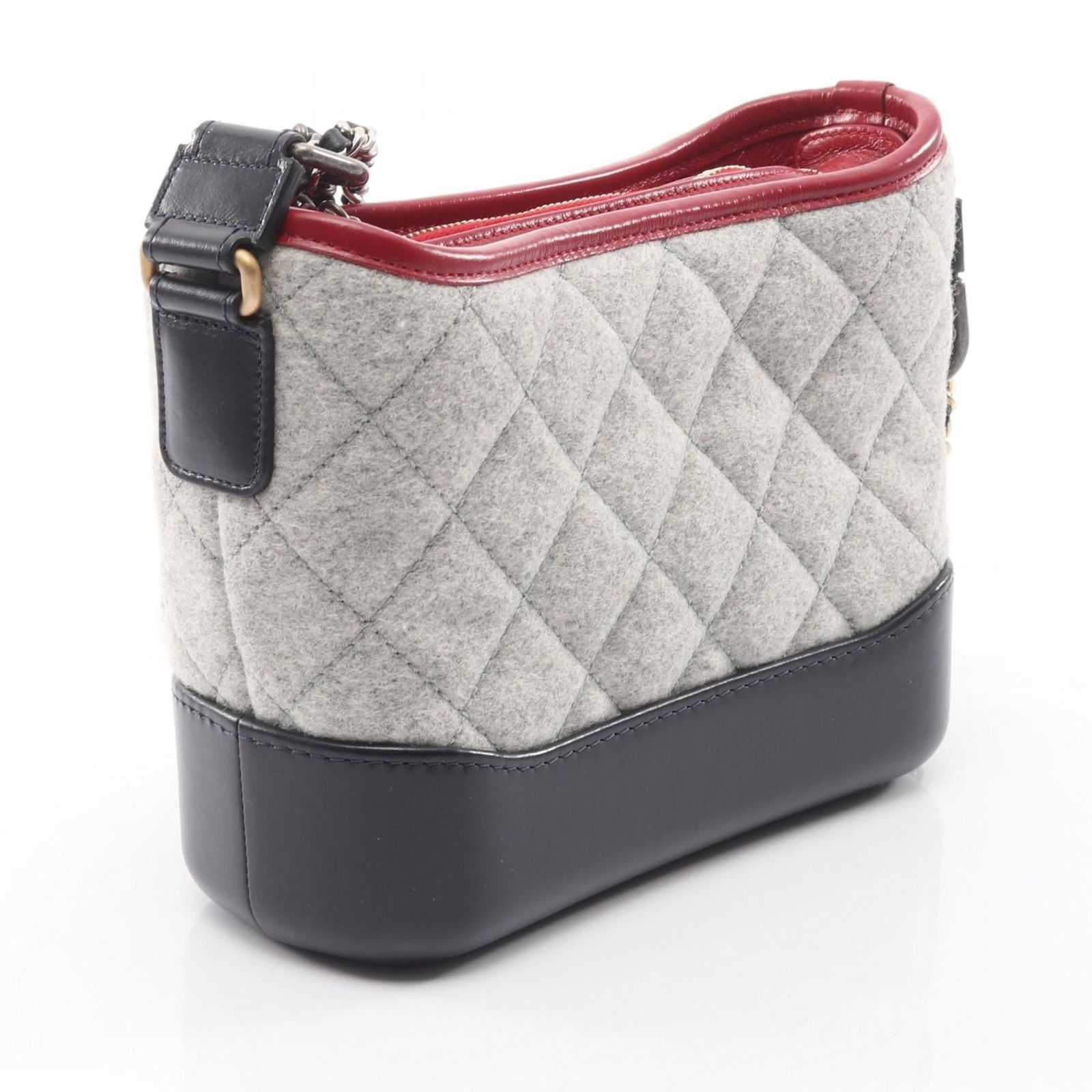 Leather - Chanel Shoulder Bag Wool - 2
