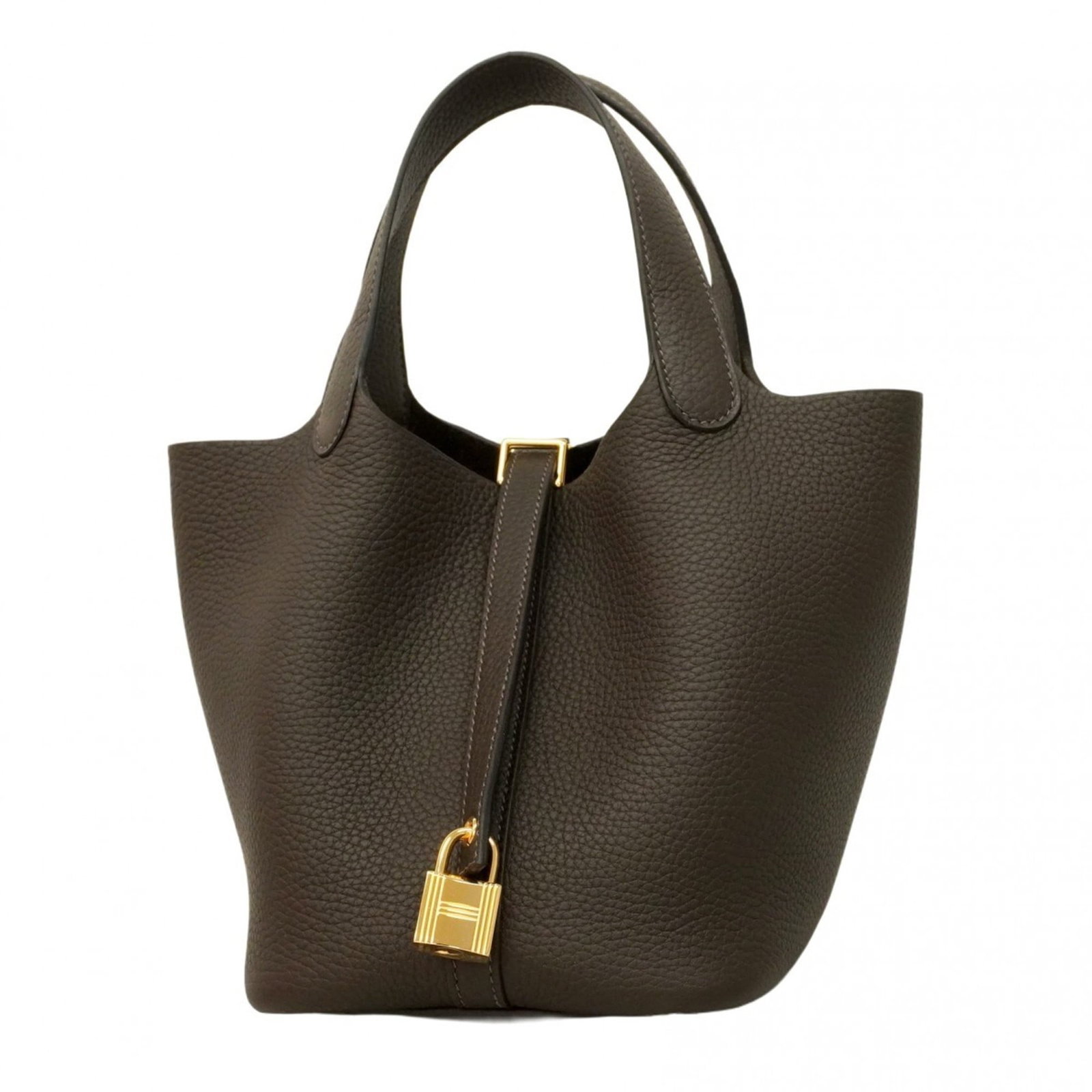 Leather Hermes Handbag Taurillon Clemence (1 of 7)