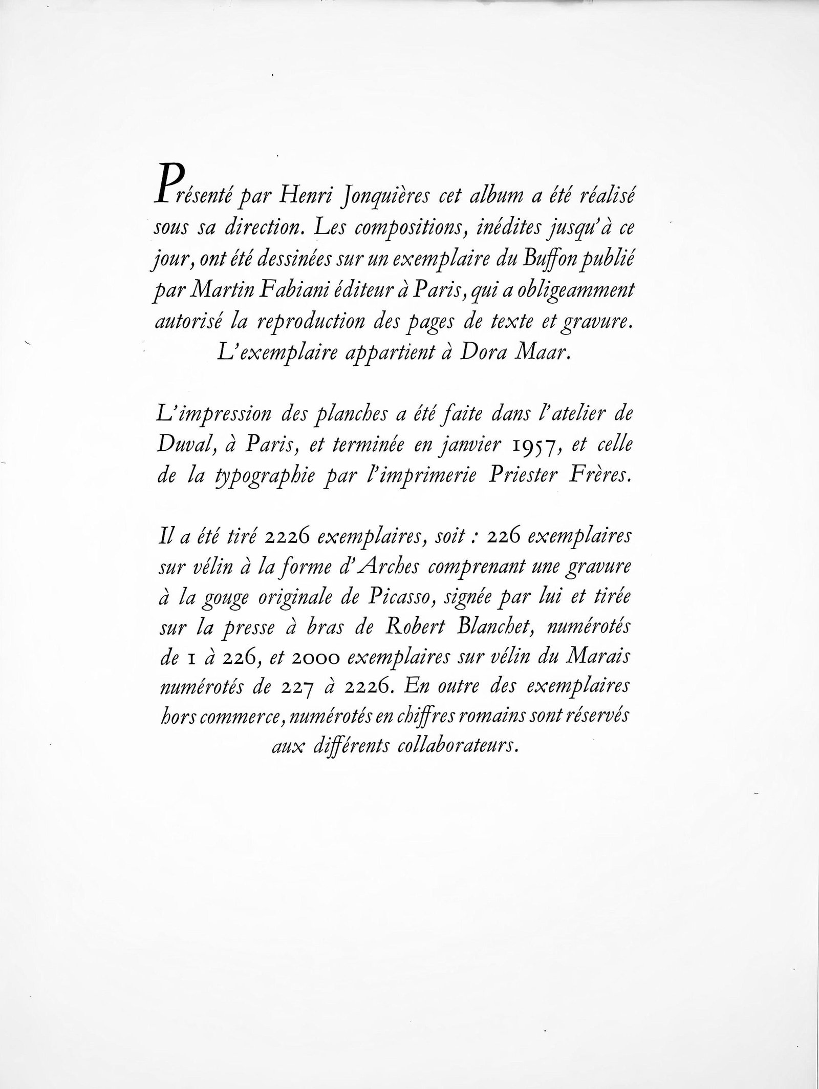 Collotype - Pablo Picasso - Composition (Cramer 84; Johnson/ Stein 77) - 40 dessins de Picasso en - 6