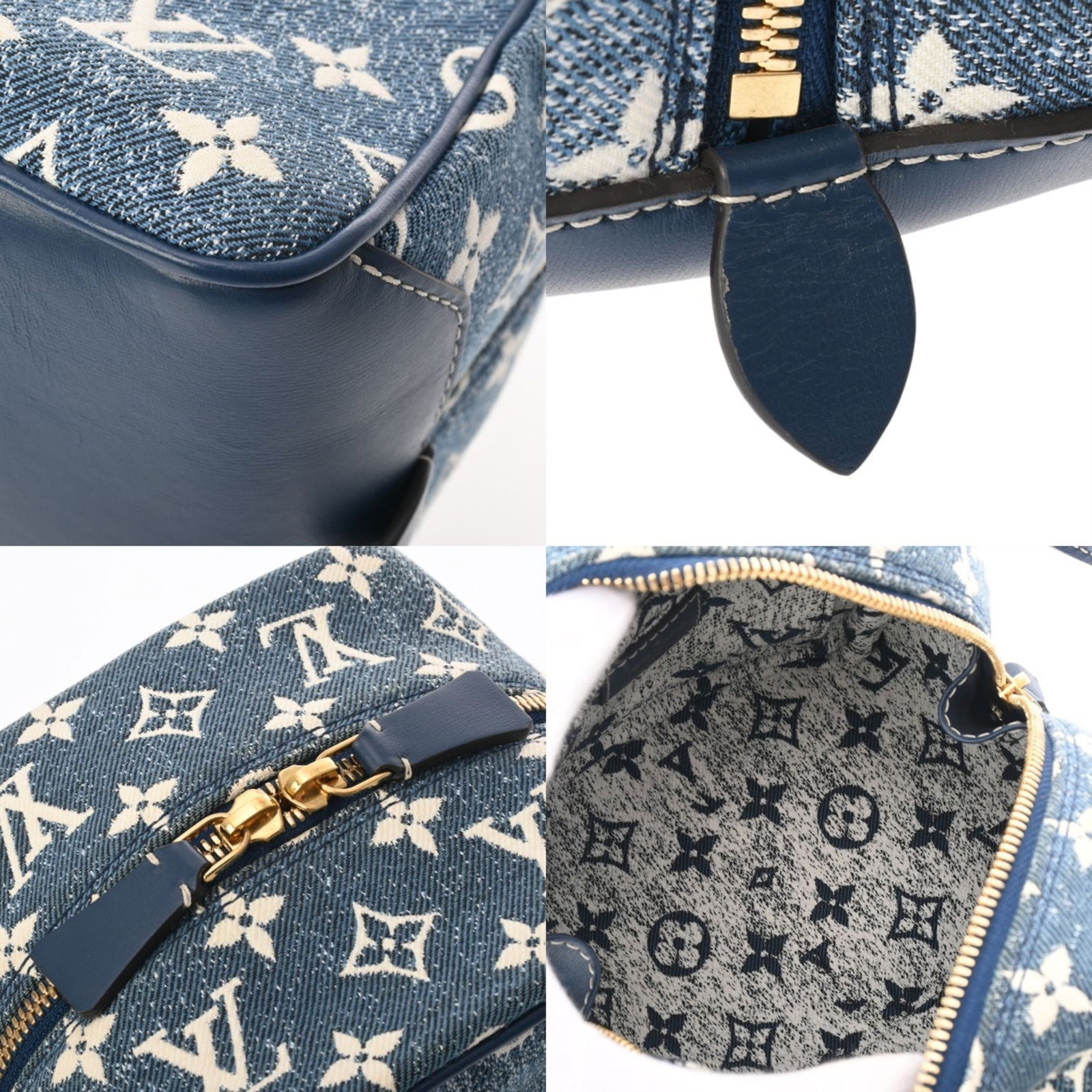 Denim - Louis Vuitton Handbag Monogram - Jacquard - 10