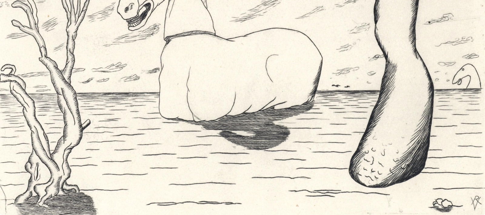 Etching - Roger Vieillard - Composition - Alternance - 4