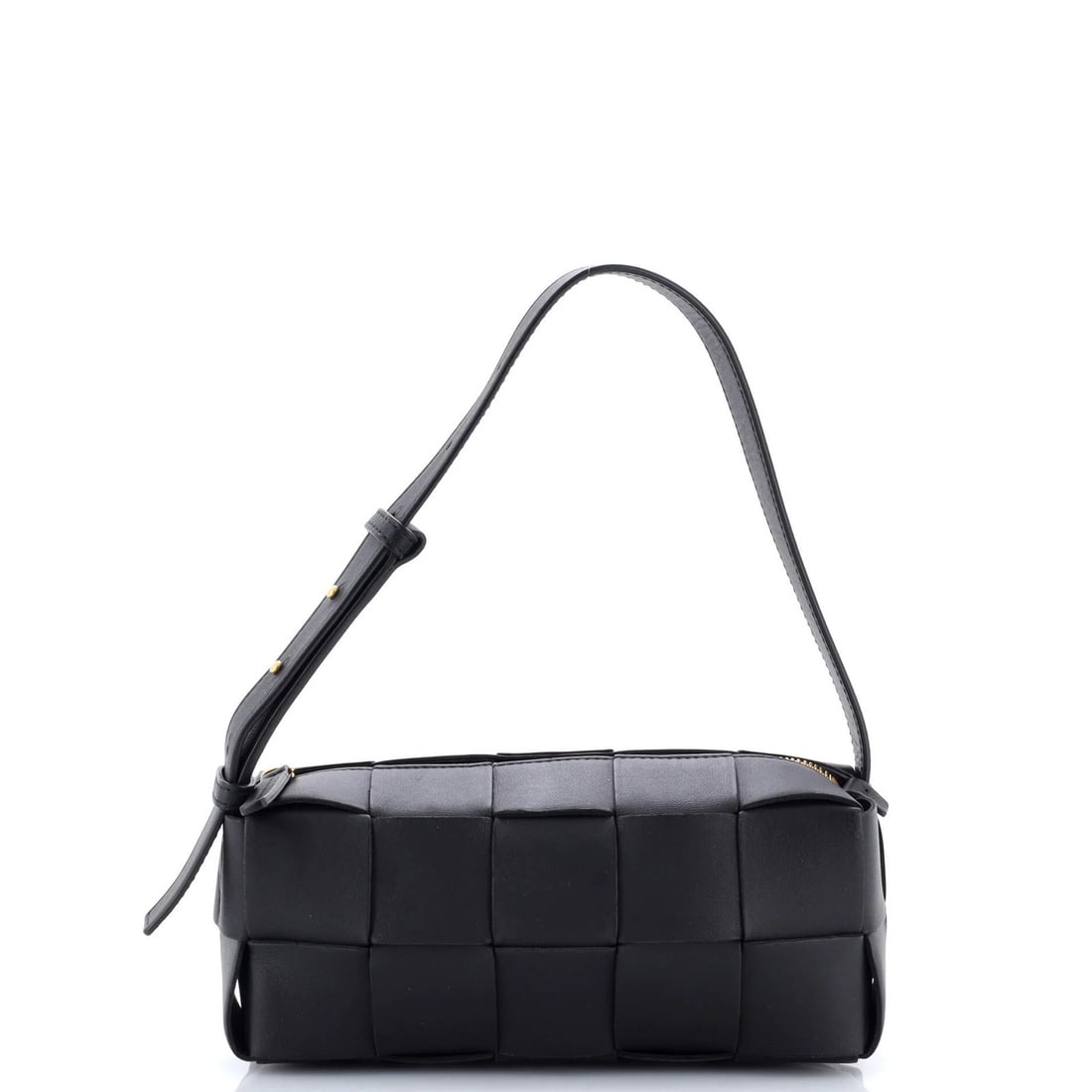 Small Bottega Veneta Brick Cassette Shoulder Bag Maxi Intrecciato Leather (1 of 5)