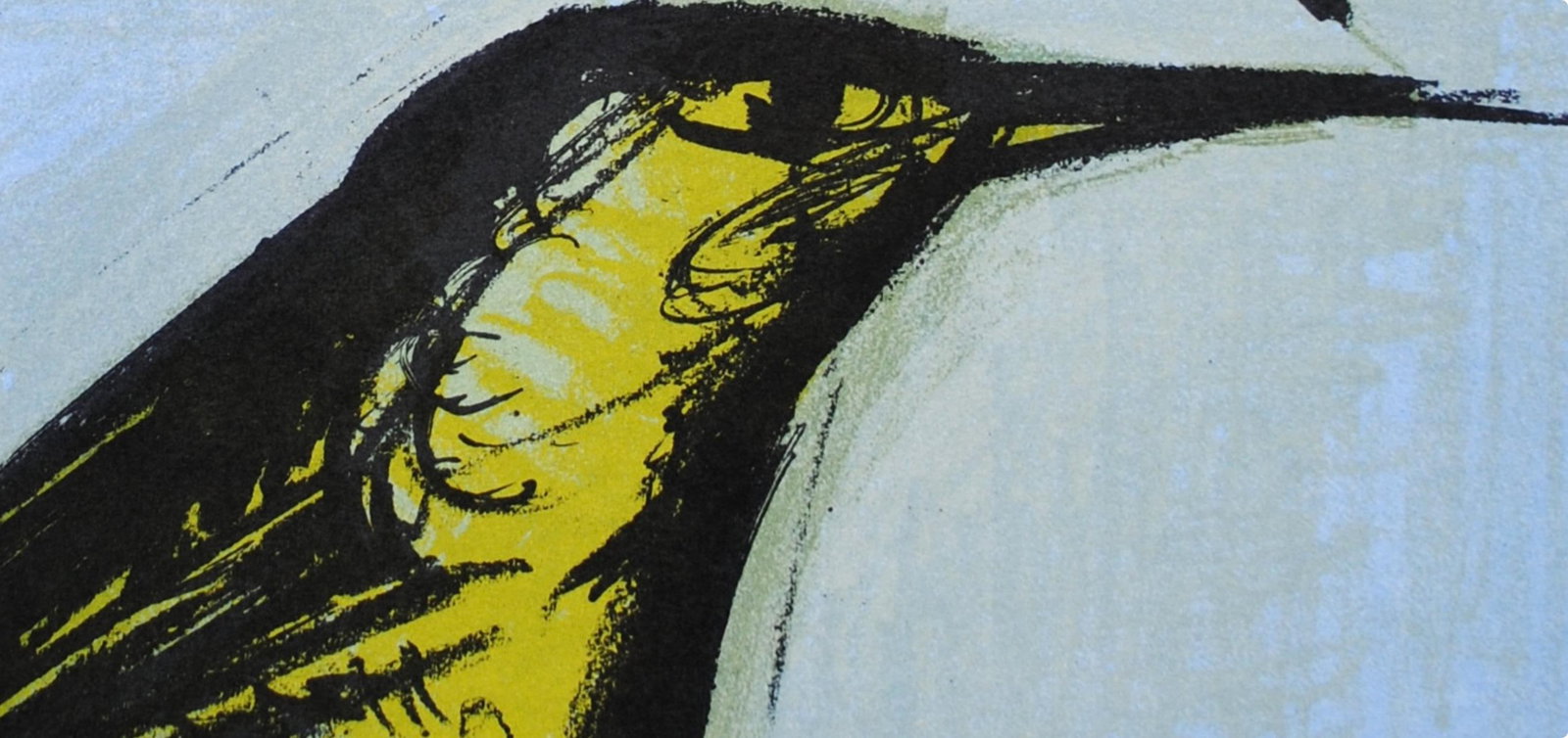 Lithograph - Bernard Buffet - Les deux oiseaux - Lithographs 1952-1966 - 4