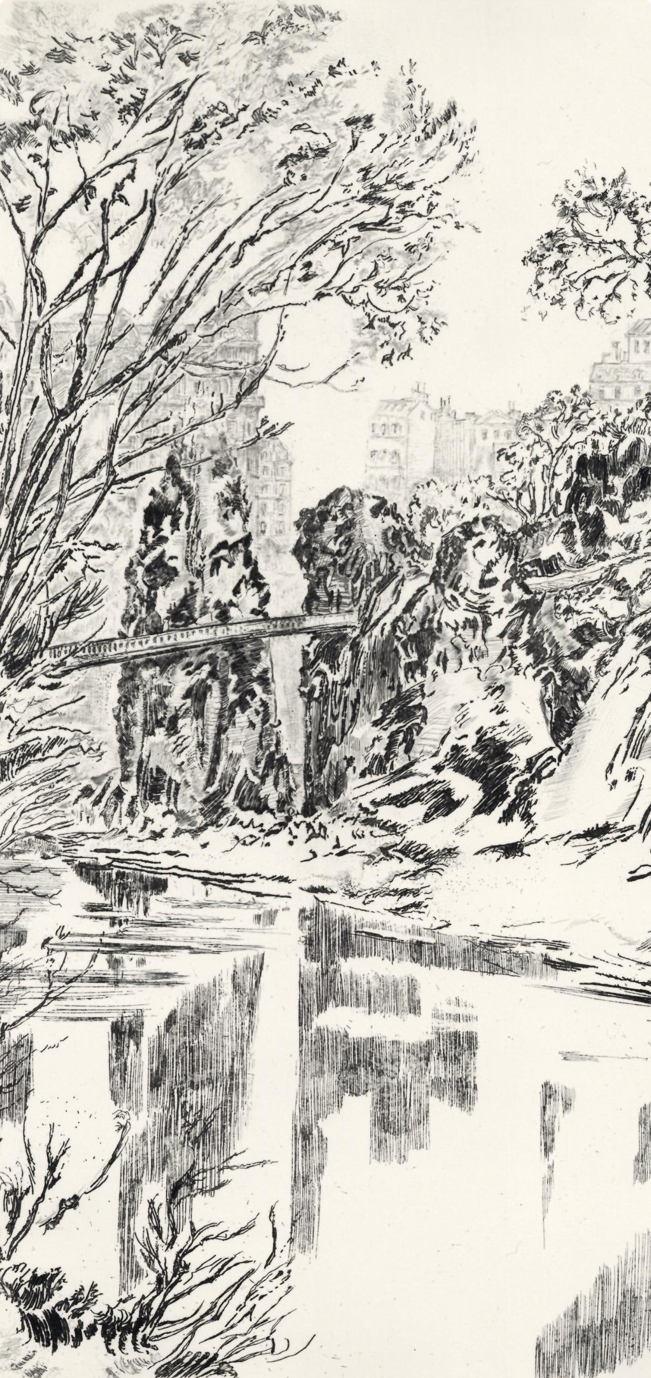 Etching - Laure Stella Bruni - Mnilmontant - A La gloire Paris - 2