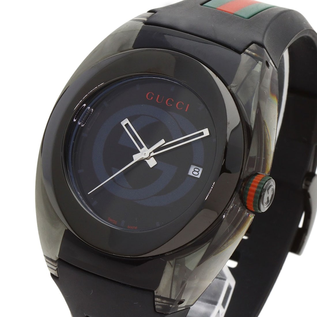 Rubber GUCCI SYNC Sherry Line Watches 137.1 Stainless Steel/ - 3