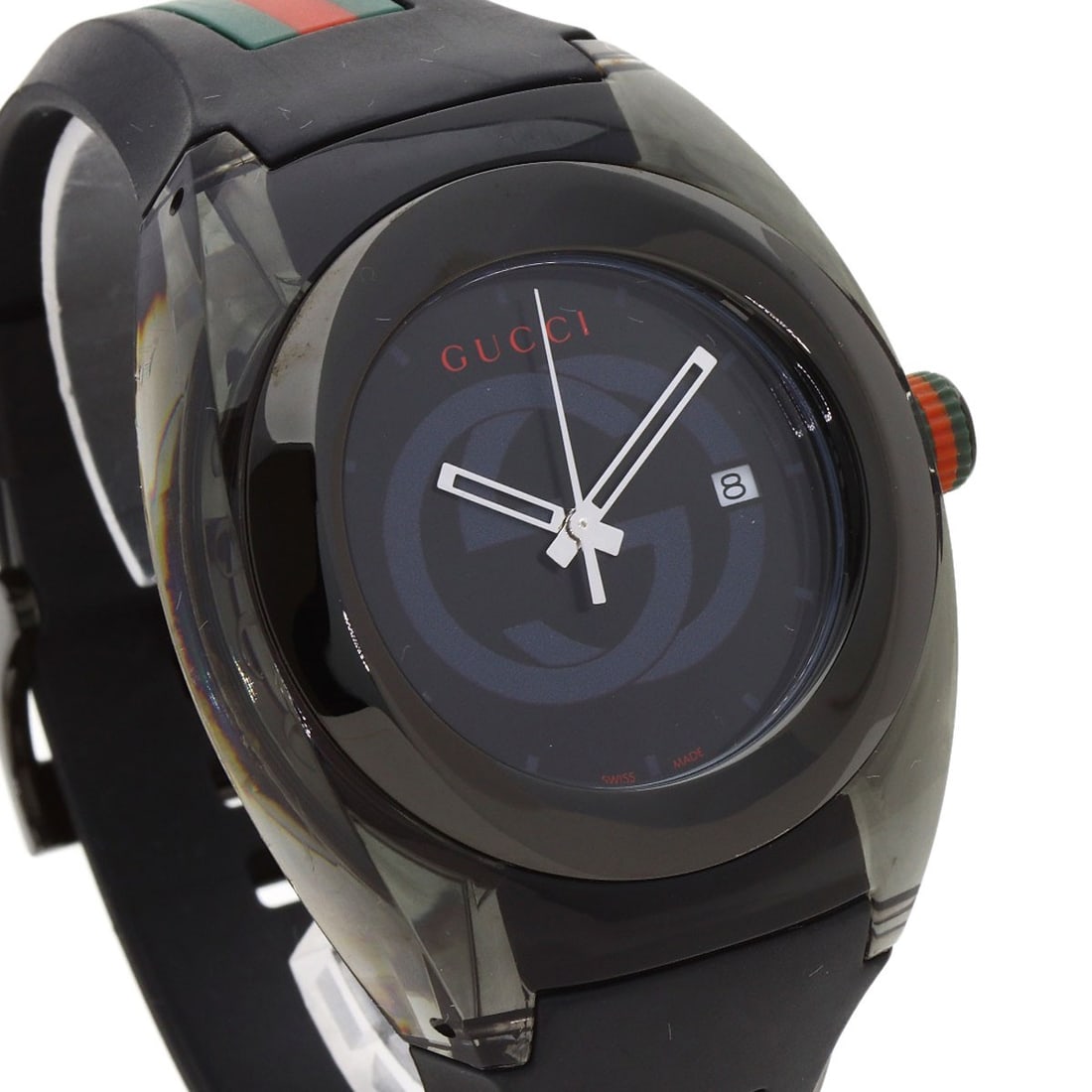Rubber GUCCI SYNC Sherry Line Watches 137.1 Stainless Steel/ - 4